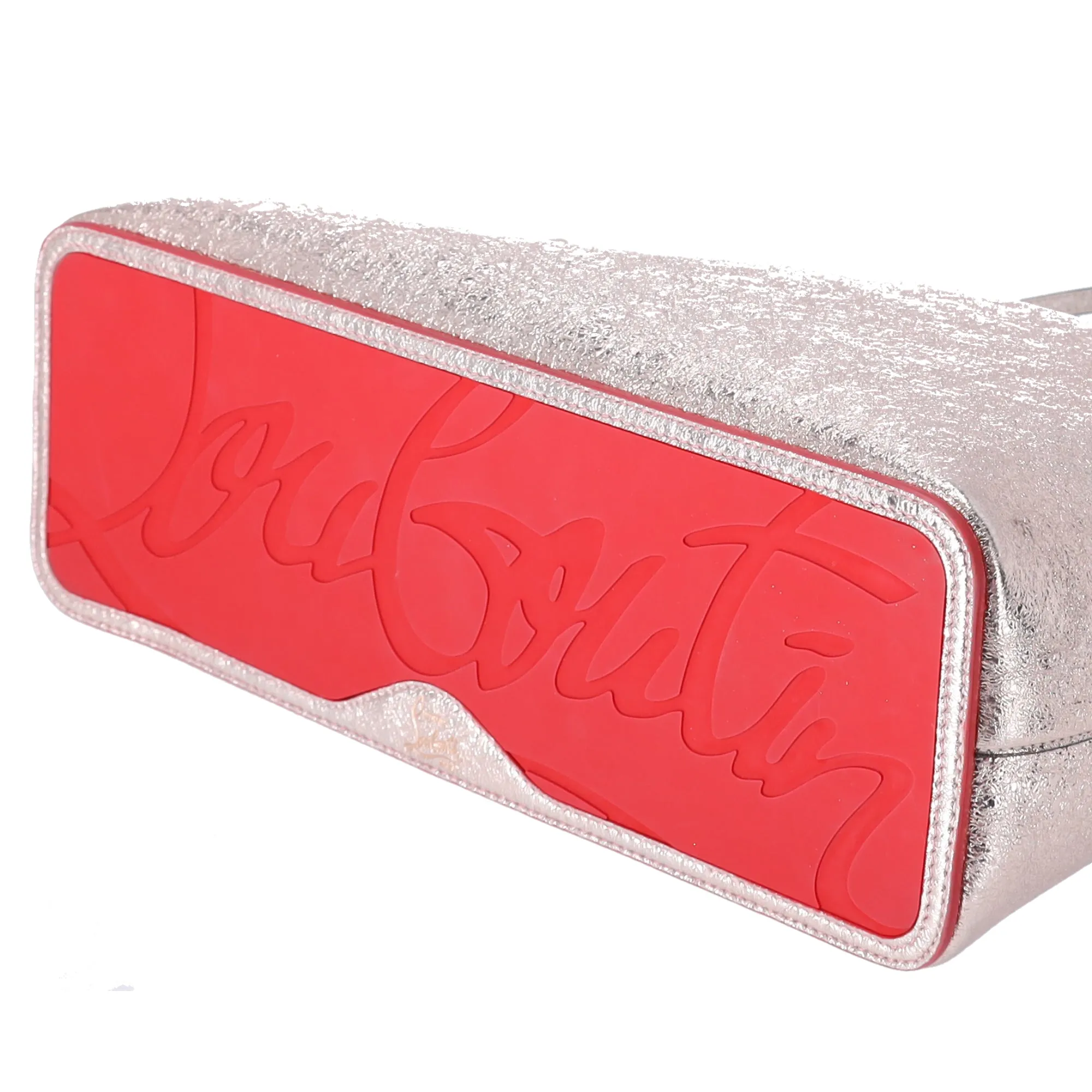 Christian Louboutin Cabata Tote Bag 1185169 Rose Gold Red Crinkled Leather sold by Gaby's Bags product image thumbnail 5