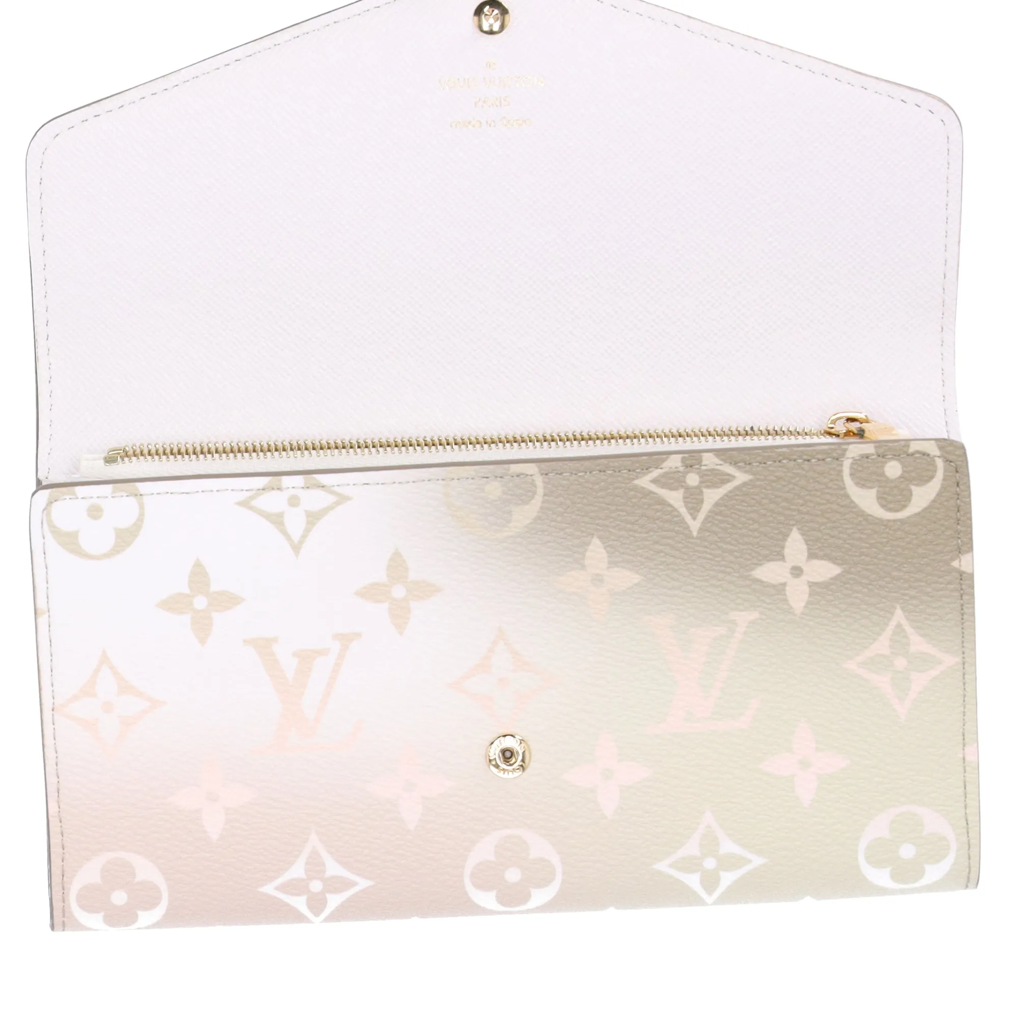 Louis Vuitton Sarah Wallet Spring In The City Long Wallet M81276 Sunset Khaki sold by Gaby's Bags product image thumbnail 4