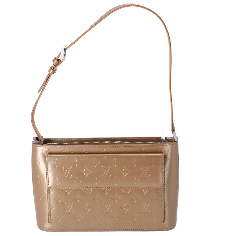 Louis Vuitton Allston Monogram Mat Shoulder Bag M55127 Humblet Calf sold by Gaby's Bags