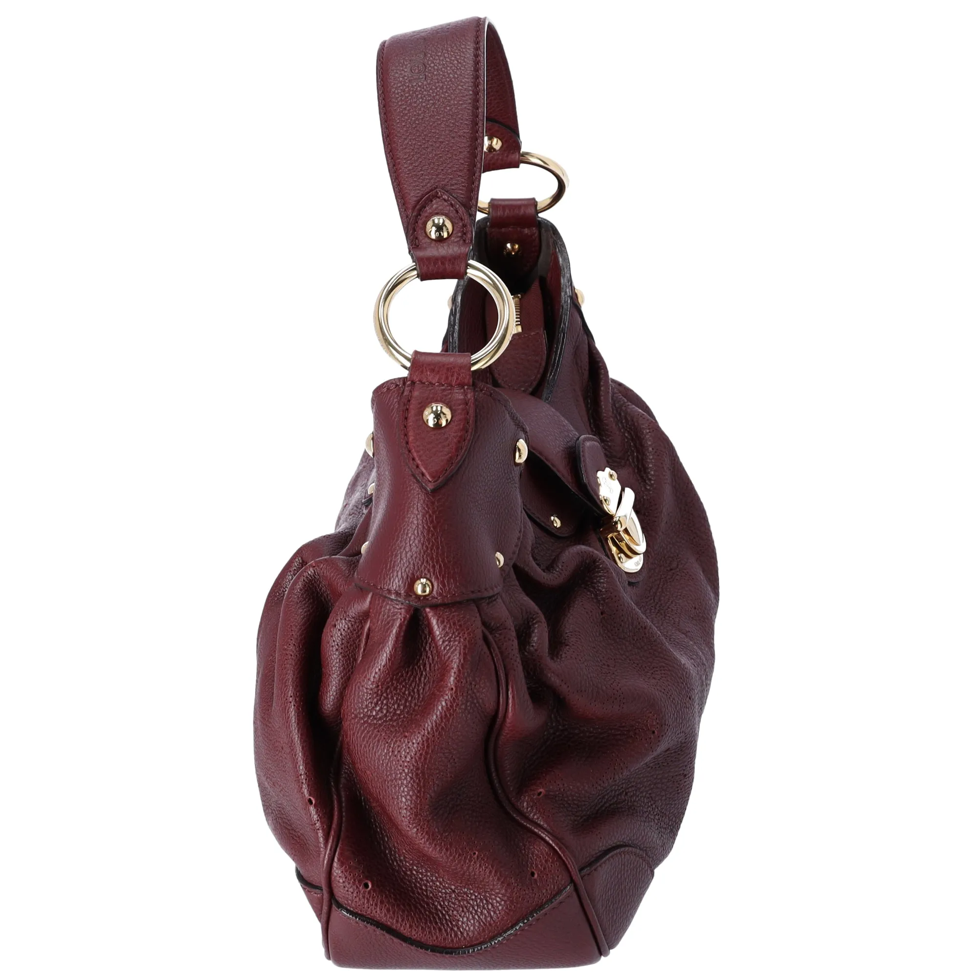 Louis Vuitton Solar PM Mahina Shoulder Bag M93125 Bordeaux Mahina Leather sold by Gaby's Bags product image thumbnail 4