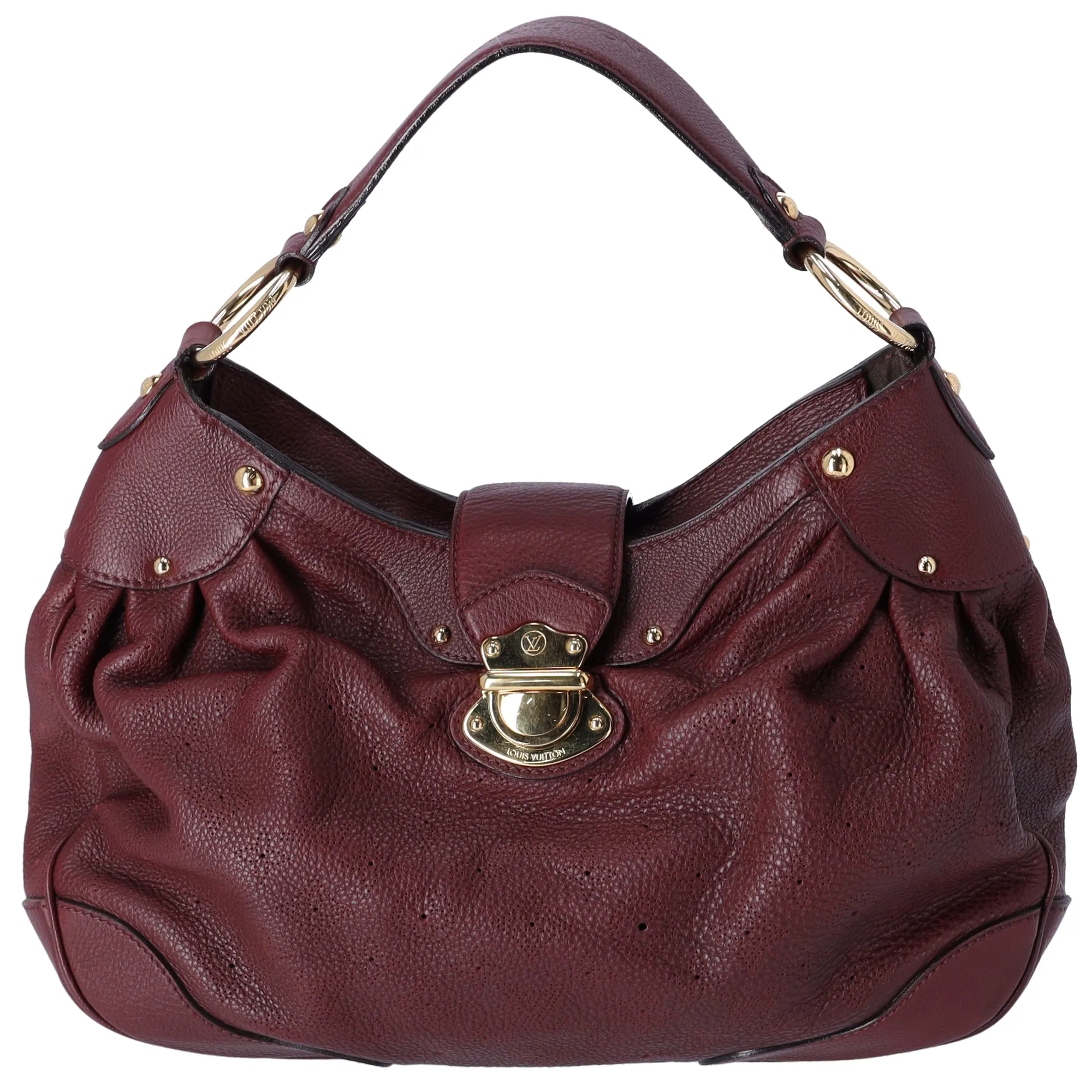 Louis Vuitton Solar PM Mahina Shoulder Bag M93125 Bordeaux Mahina Leather sold by Gaby's Bags
