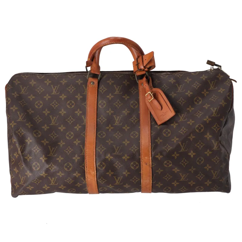 Louis Vuitton Keepall 55 Monogram Boston Bag M41424 Canvas sold by Gaby's Bags