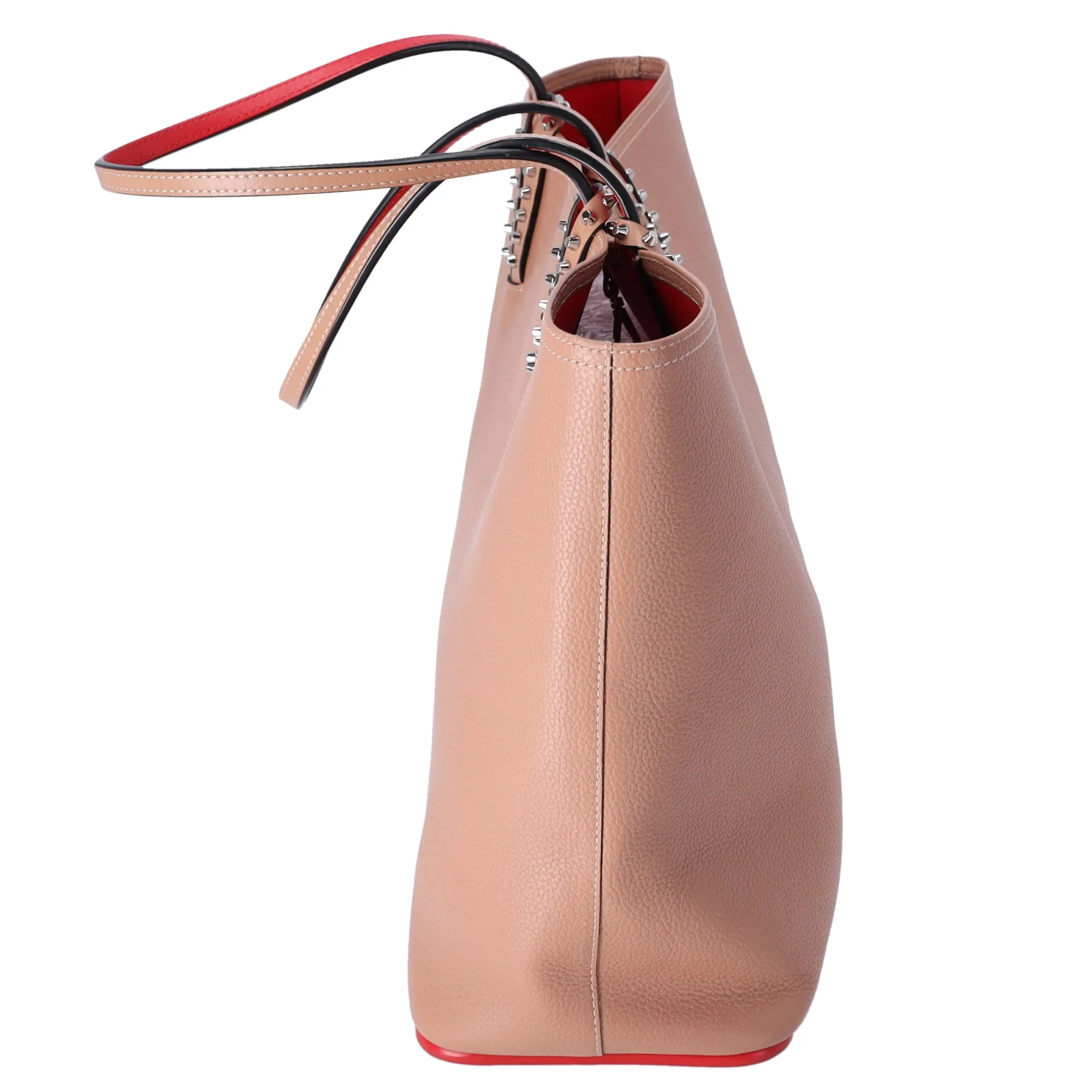 Christian Louboutin Cabata Large Tote Bag Tan Red Leather Rubber sold by Gaby's Bags product image thumbnail 2