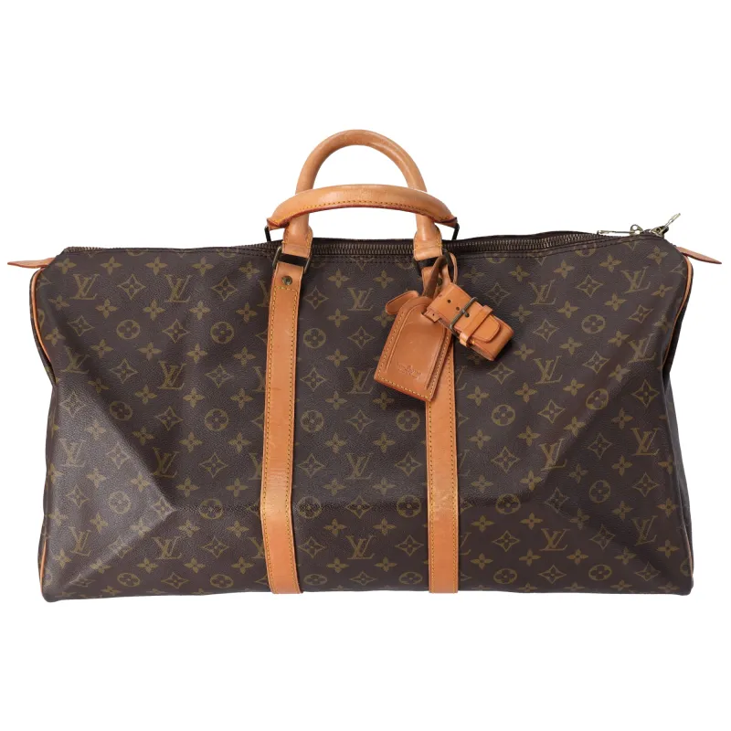 Louis Vuitton Keepall 55 Monogram Boston Bag M41424 Canvas sold by Gaby's Bags