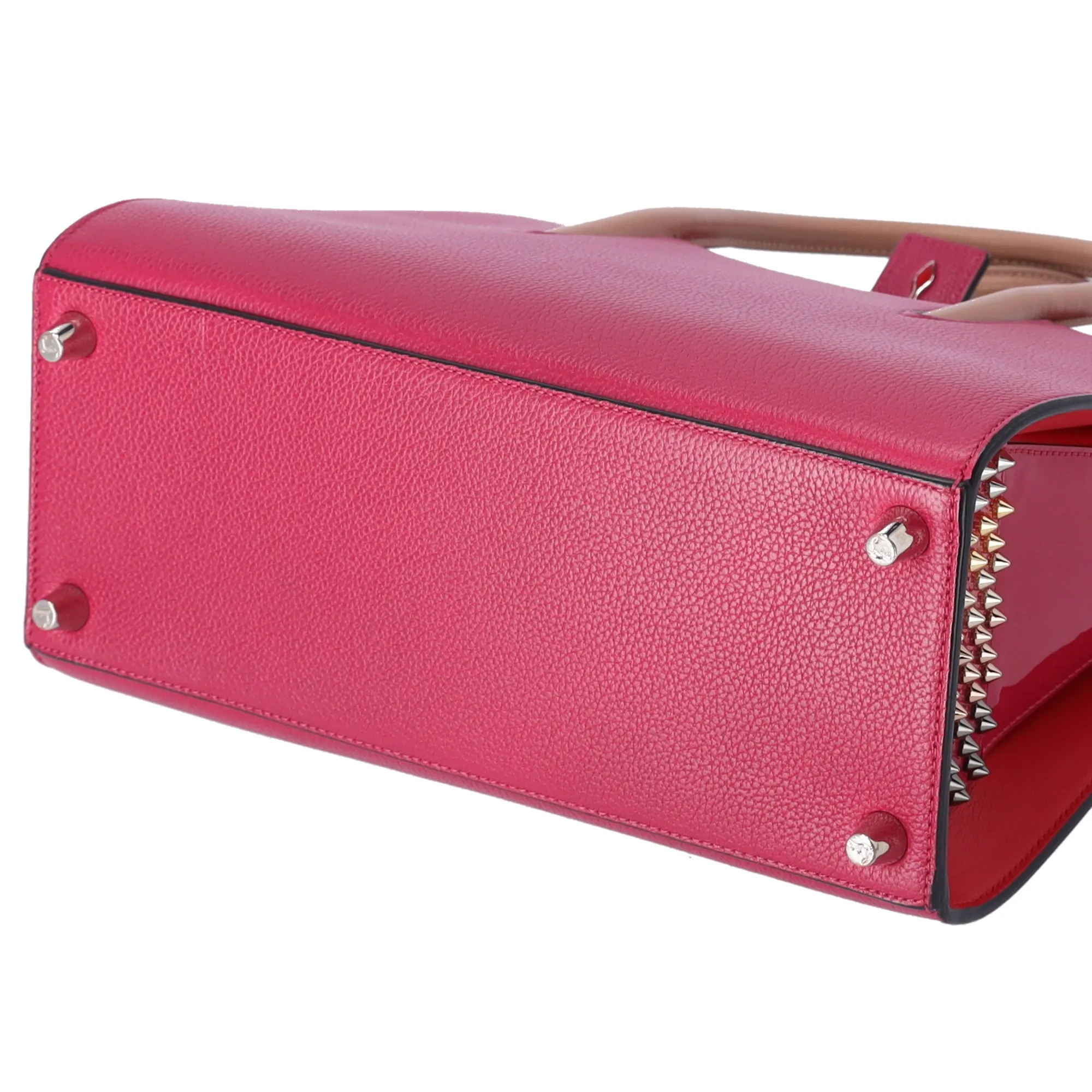 Christian Louboutin Paloma Medium Handbag Pink Solid Classic Studded sold by Gaby's Bags product image thumbnail 3