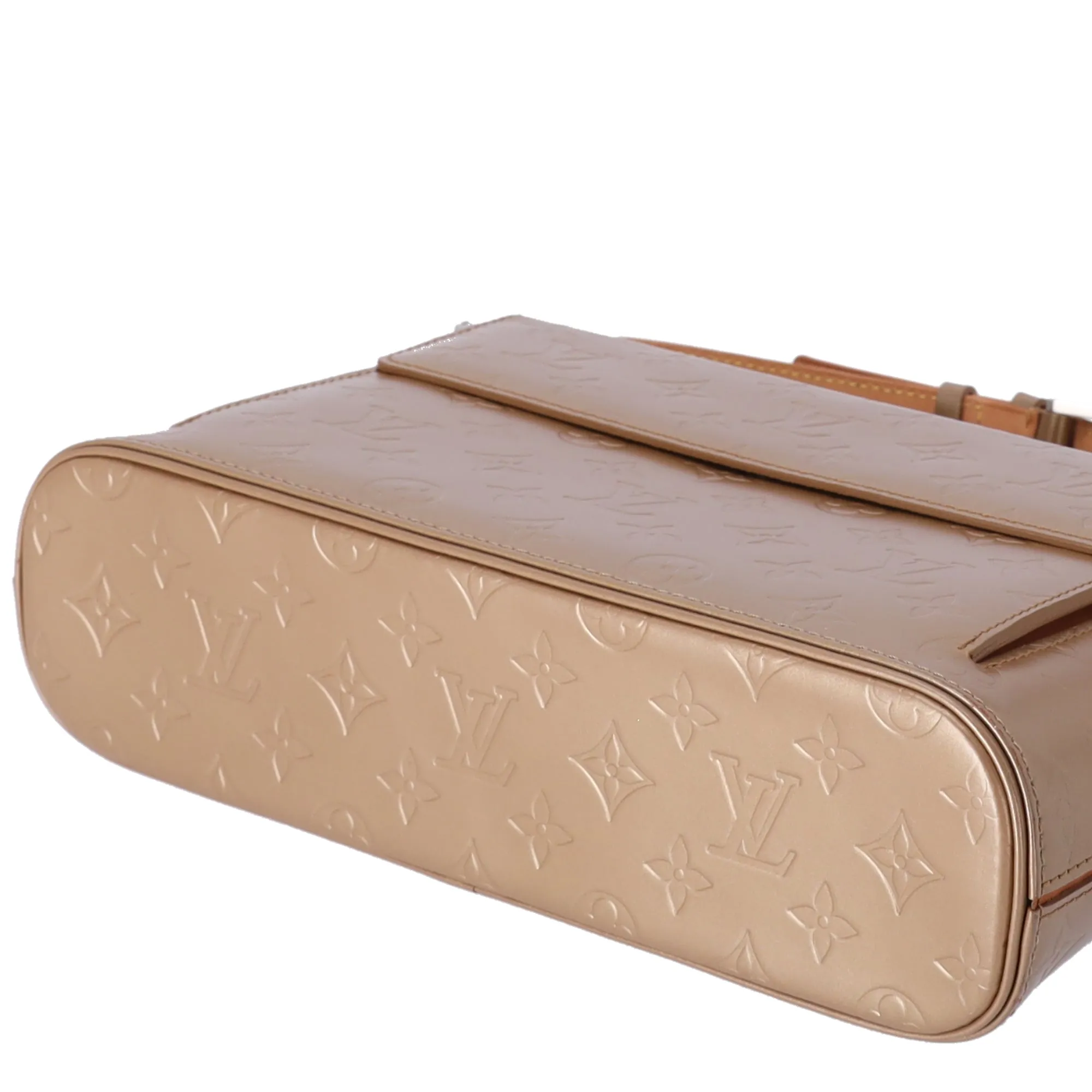 Louis Vuitton Allston Monogram Mat Shoulder Bag M55127 Humblet Calf sold by Gaby's Bags product image thumbnail 4