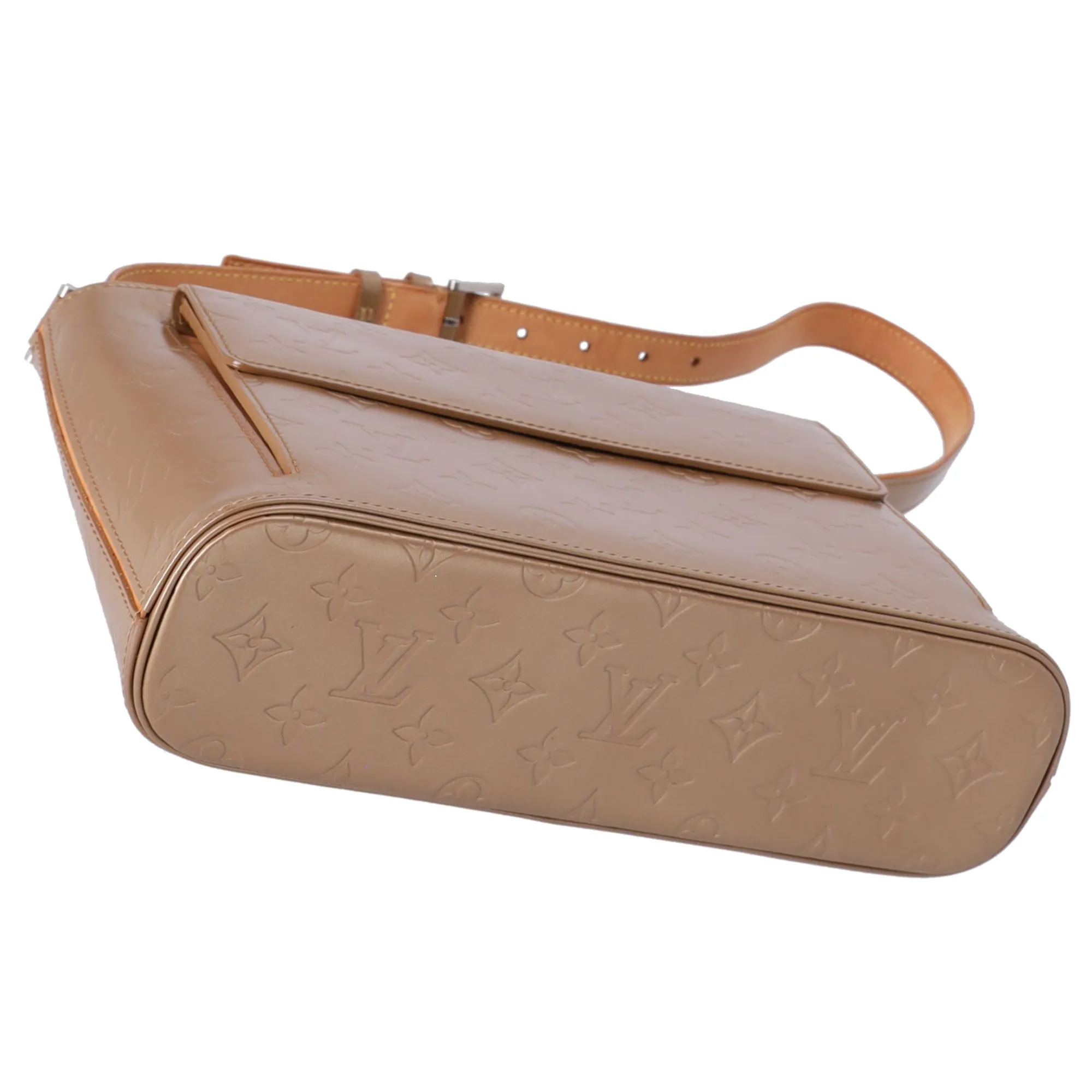 Louis Vuitton Allston Monogram Mat Shoulder Bag M55127 Humblet Calf sold by Gaby's Bags product image thumbnail 5