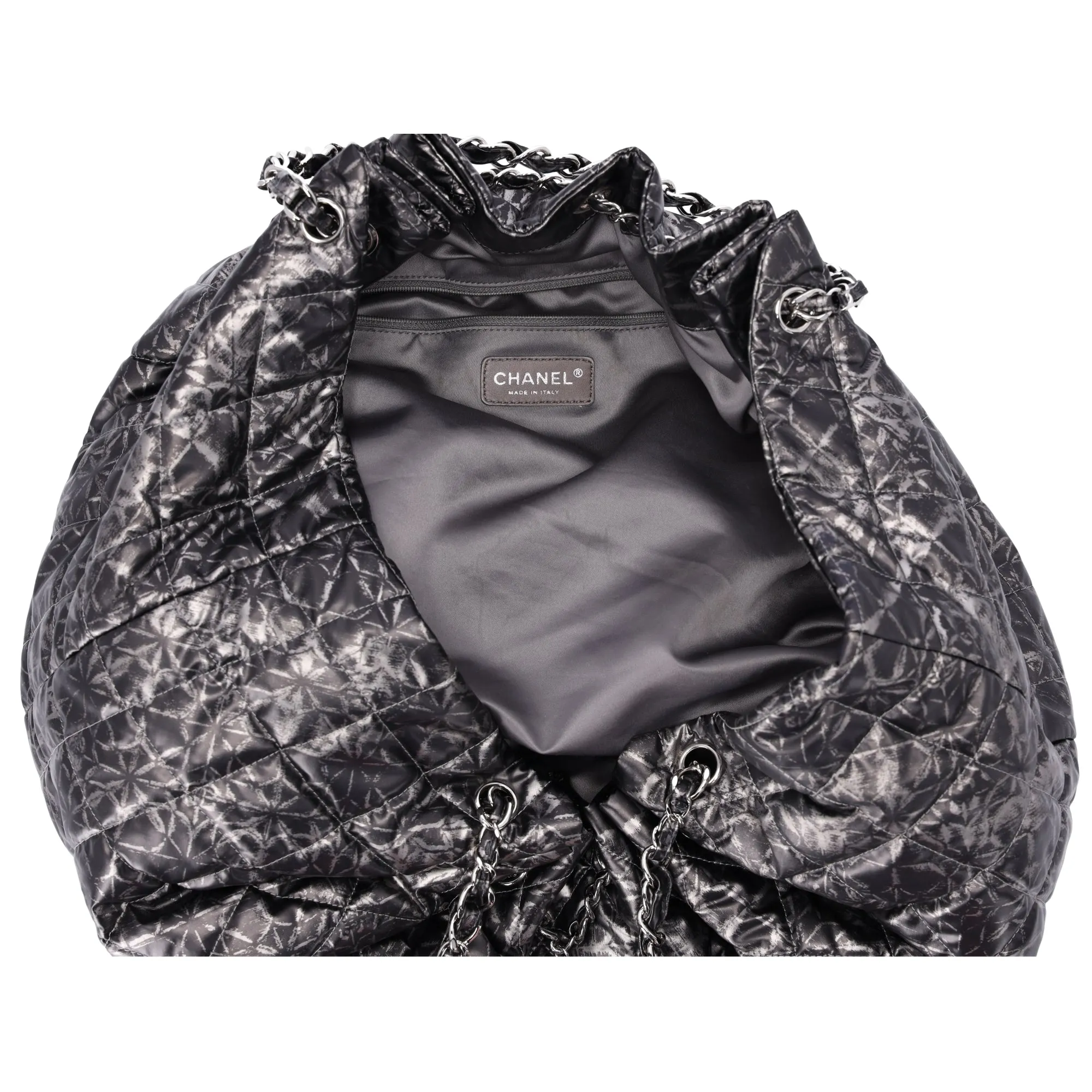 Chanel Coco Mark Melrose Cabas Matelasse Chain Shoulder Bag Black Silver sold by Gaby's Bags product image thumbnail 5