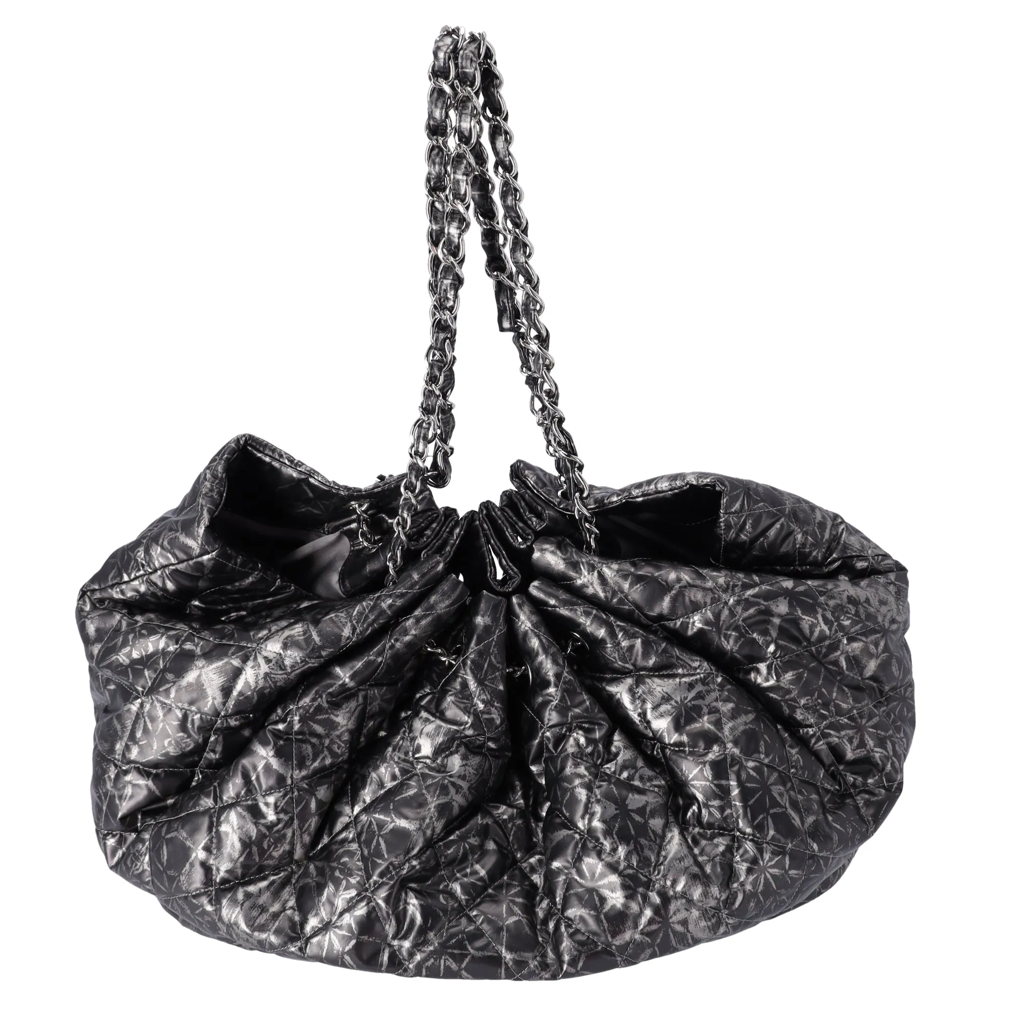 Chanel Coco Mark Melrose Cabas Matelasse Chain Shoulder Bag Black Silver sold by Gaby's Bags product image thumbnail 3