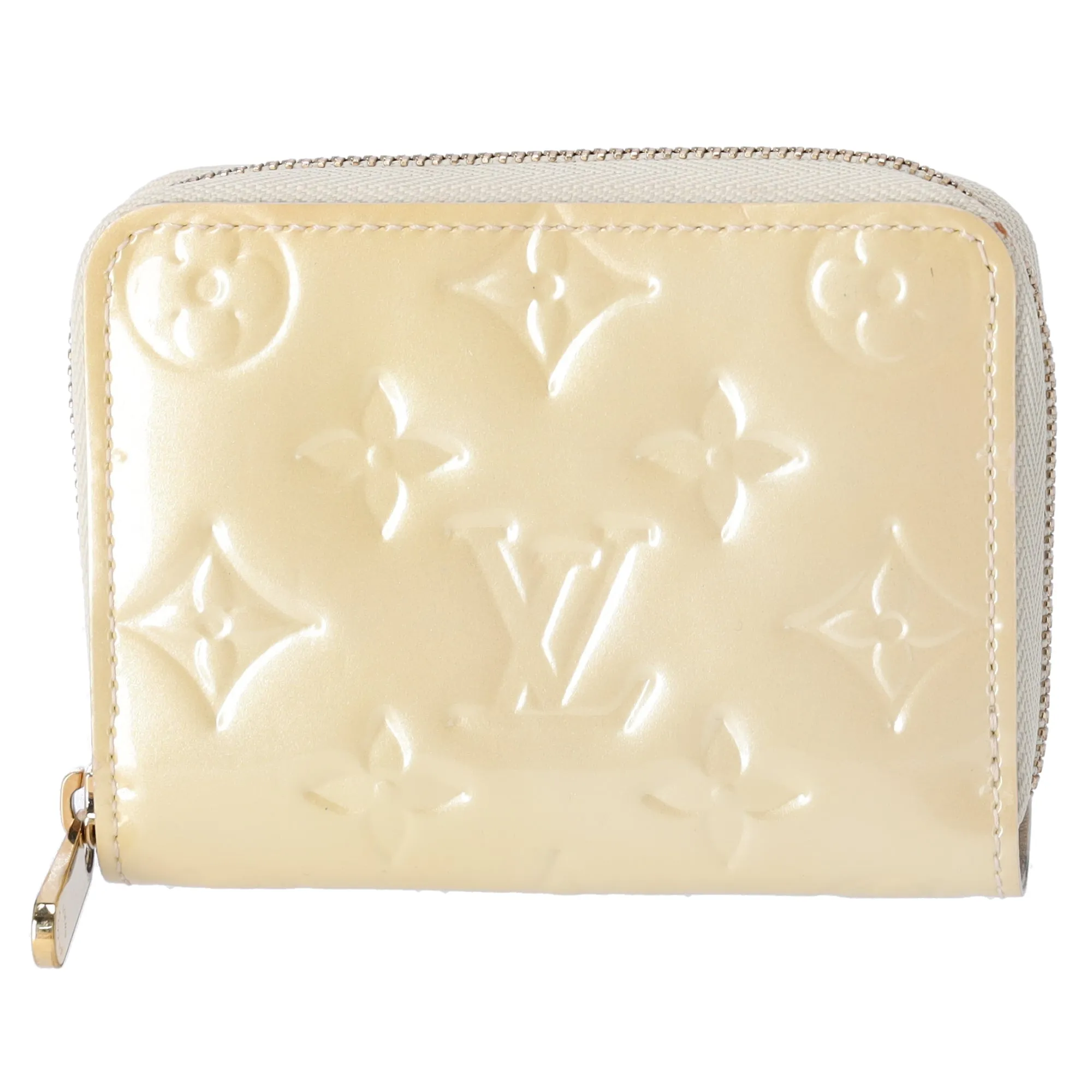 Louis Vuitton Zippy Coin Card Wallet Monogram Vernis M91461 Corail sold by Gaby's Bags