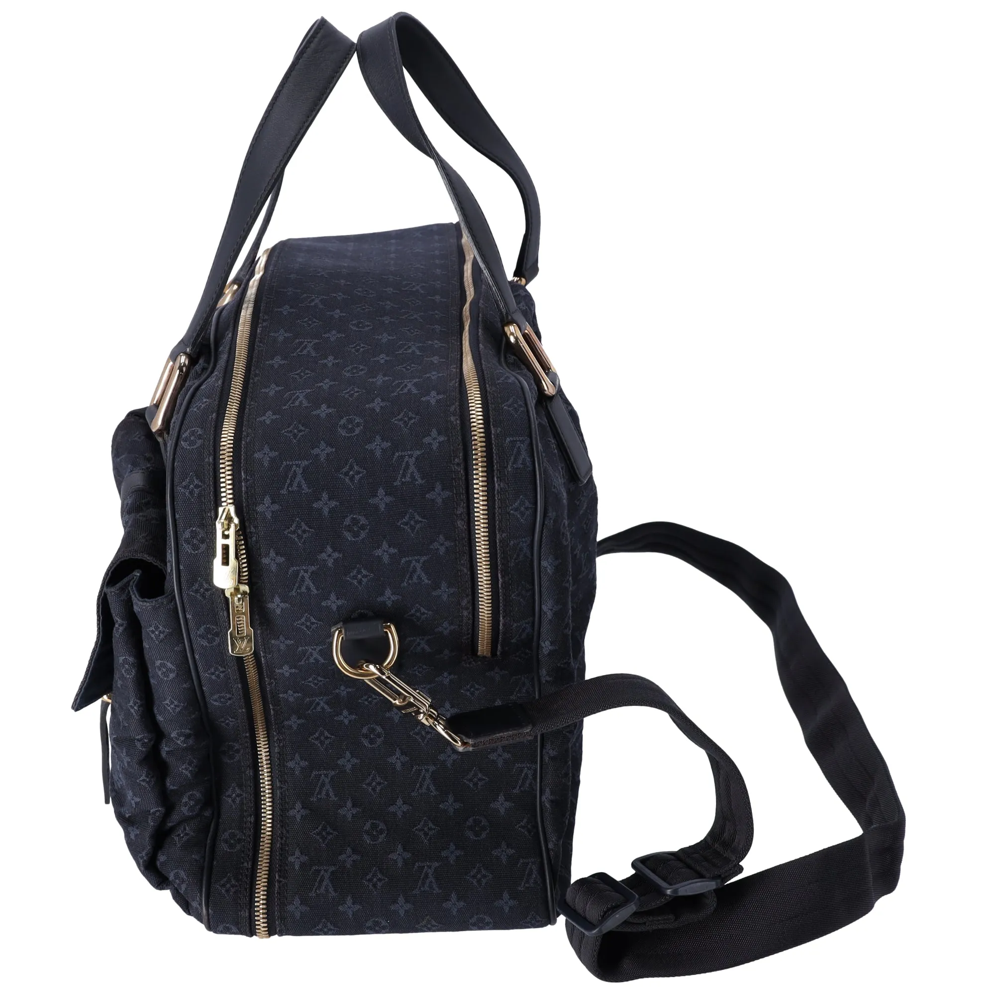Louis Vuitton Claudine Monogram Boston Bag M42331 TST Blue Jacquard sold by Gaby's Bags product image thumbnail 3