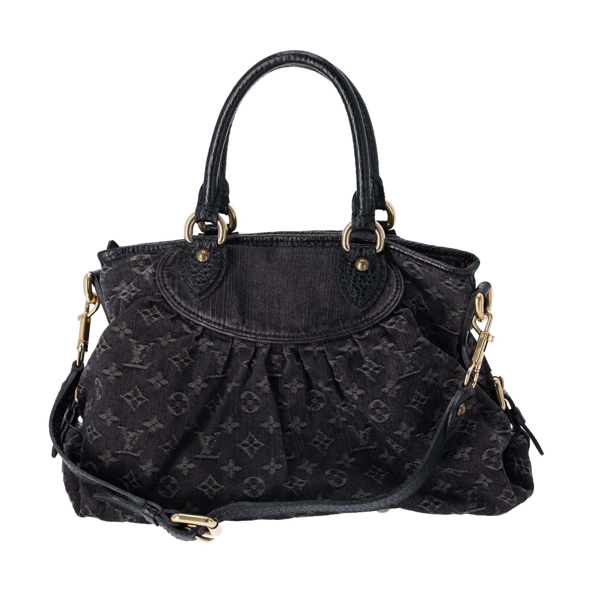 Louis Vuitton Neo Cabby MM Monogram Denim Tote Shoulder Bag M95351 sold by Gaby's Bags