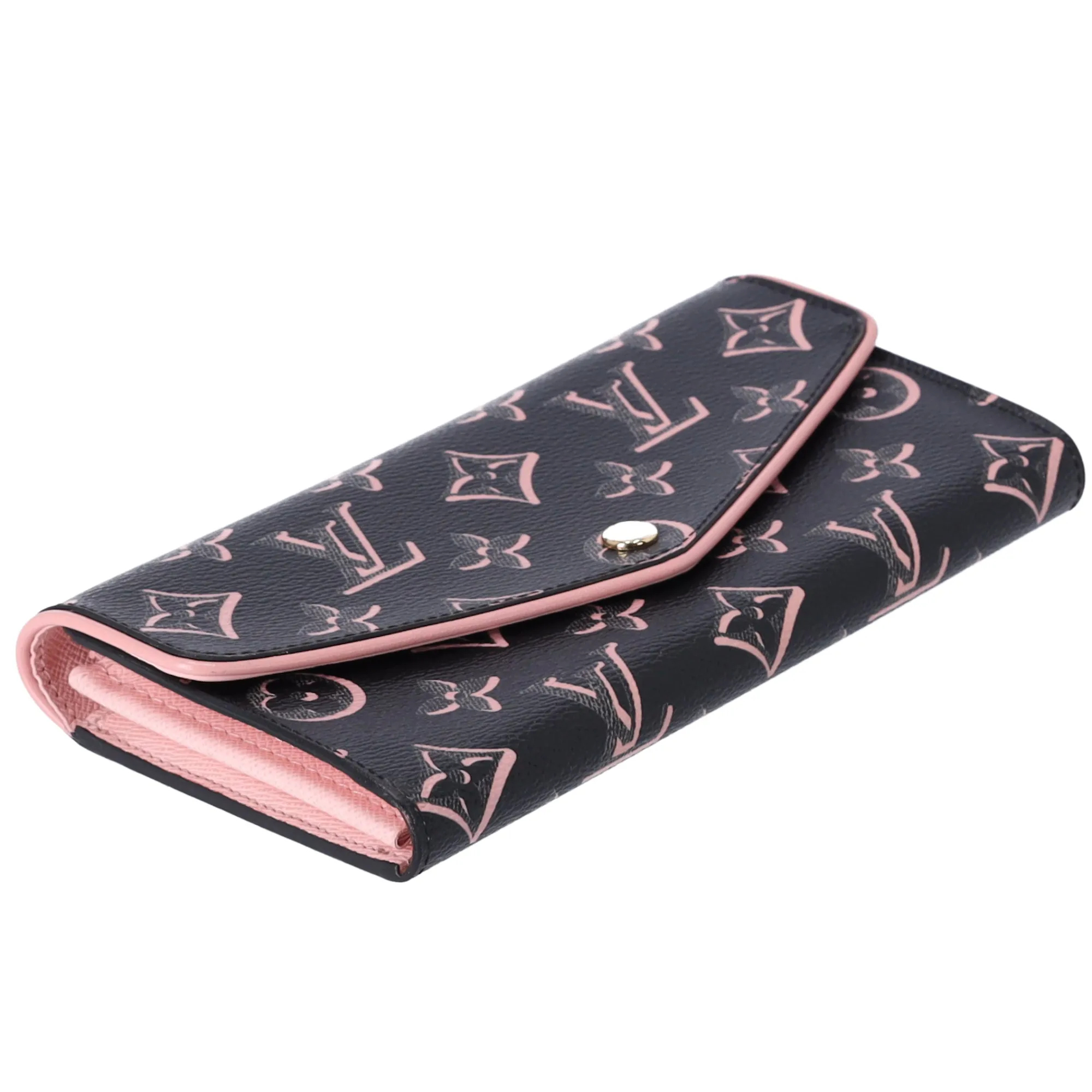 Louis Vuitton Fall For You Sarah Long Wallet M81477 Black Pink sold by Gaby's Bags product image thumbnail 3