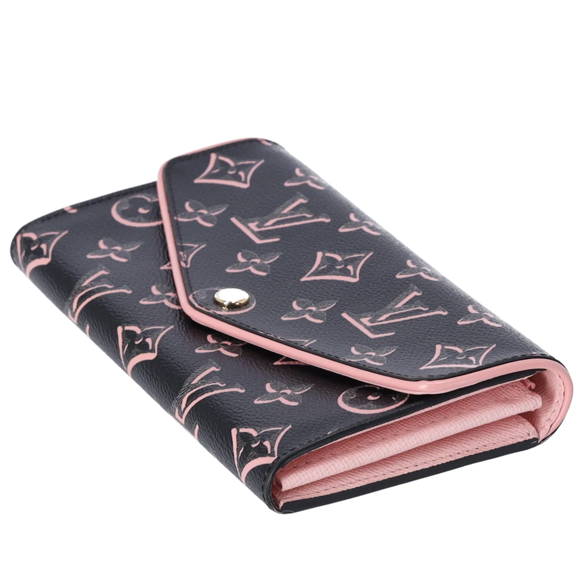 Louis Vuitton Fall For You Sarah Long Wallet M81477 Black Pink sold by Gaby's Bags product image thumbnail 4