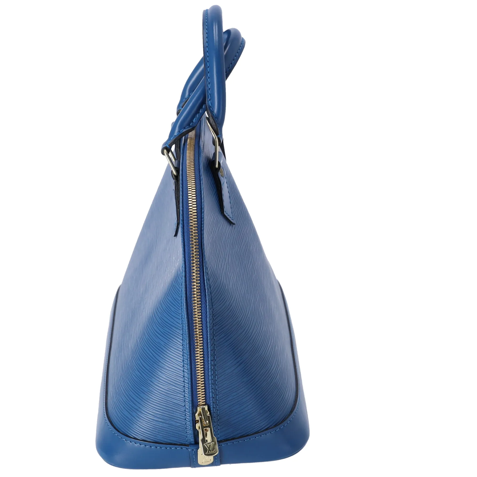 Louis Vuitton Alma Epi Handbag M52145 Toledo Blue Epi Leather sold by Gaby's Bags product image thumbnail 4