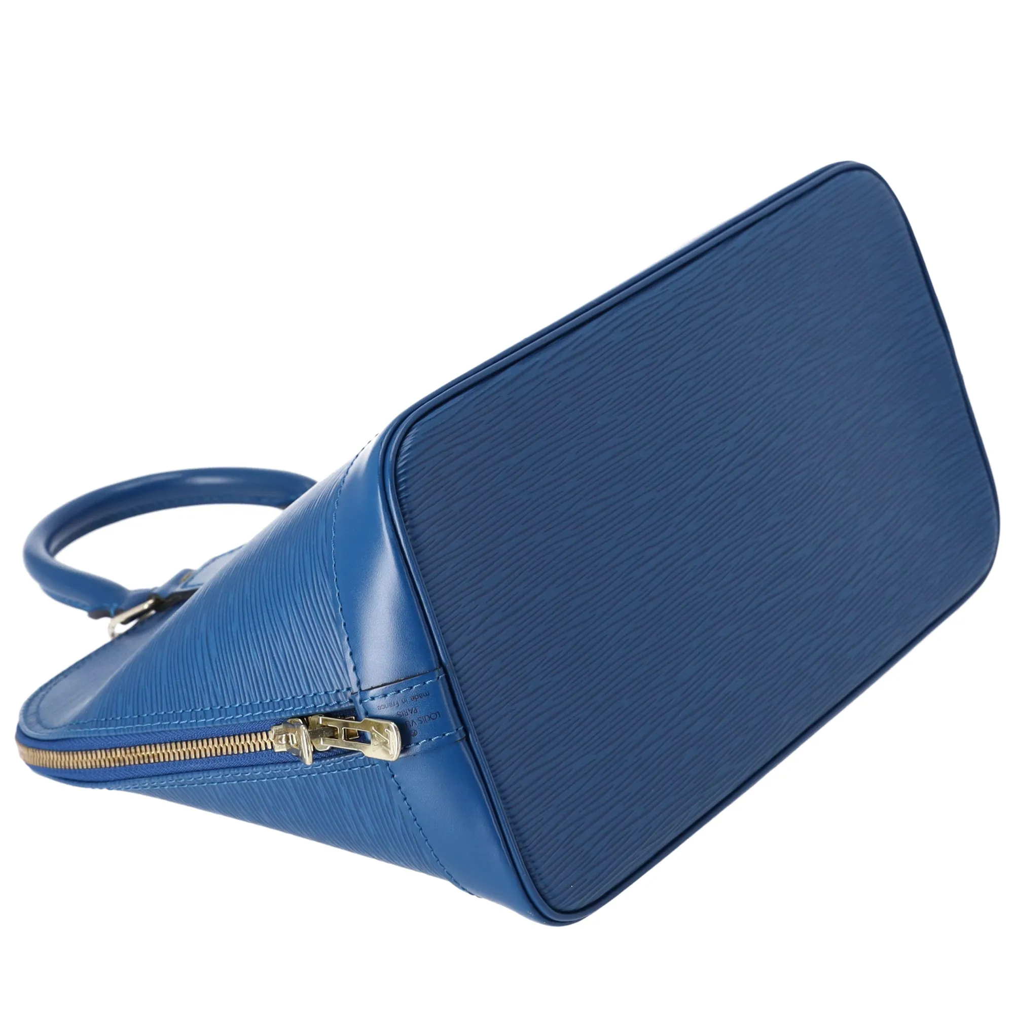 Louis Vuitton Alma Epi Handbag M52145 Toledo Blue Epi Leather sold by Gaby's Bags product image thumbnail 5