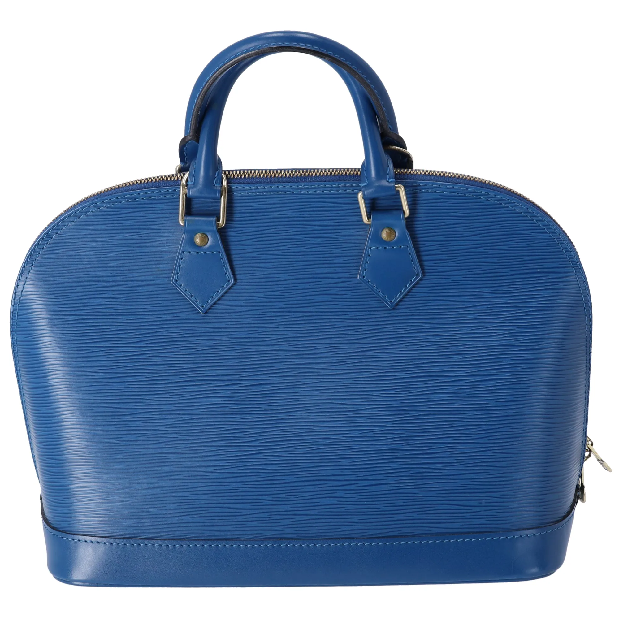 Louis Vuitton Alma Epi Handbag M52145 Toledo Blue Epi Leather sold by Gaby's Bags product image thumbnail 3