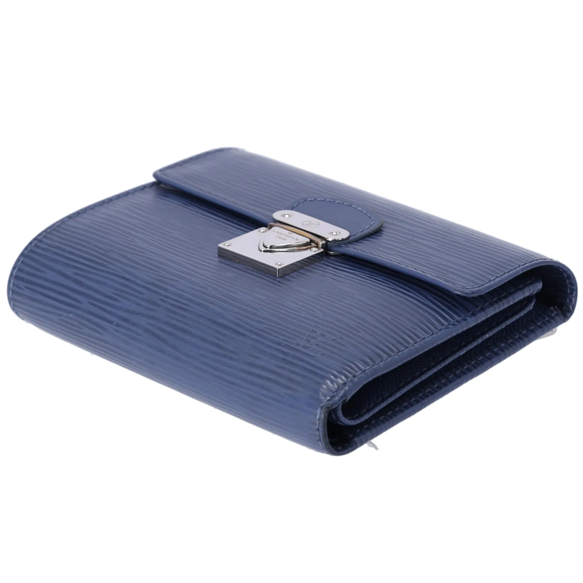 Louis Vuitton Koala Trifold Wallet M5801G Blue Myrtilles Epi Leather sold by Gaby's Bags product image thumbnail 4