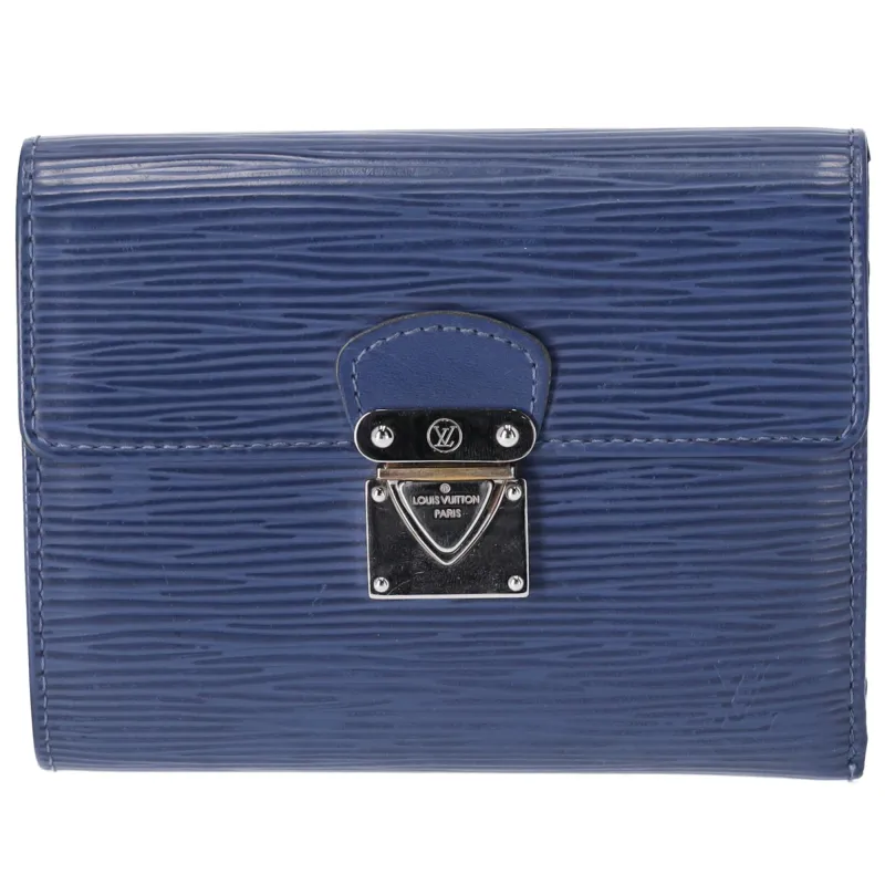 Louis Vuitton Koala Trifold Wallet M5801G Blue Myrtilles Epi Leather made by Louis Vuitton