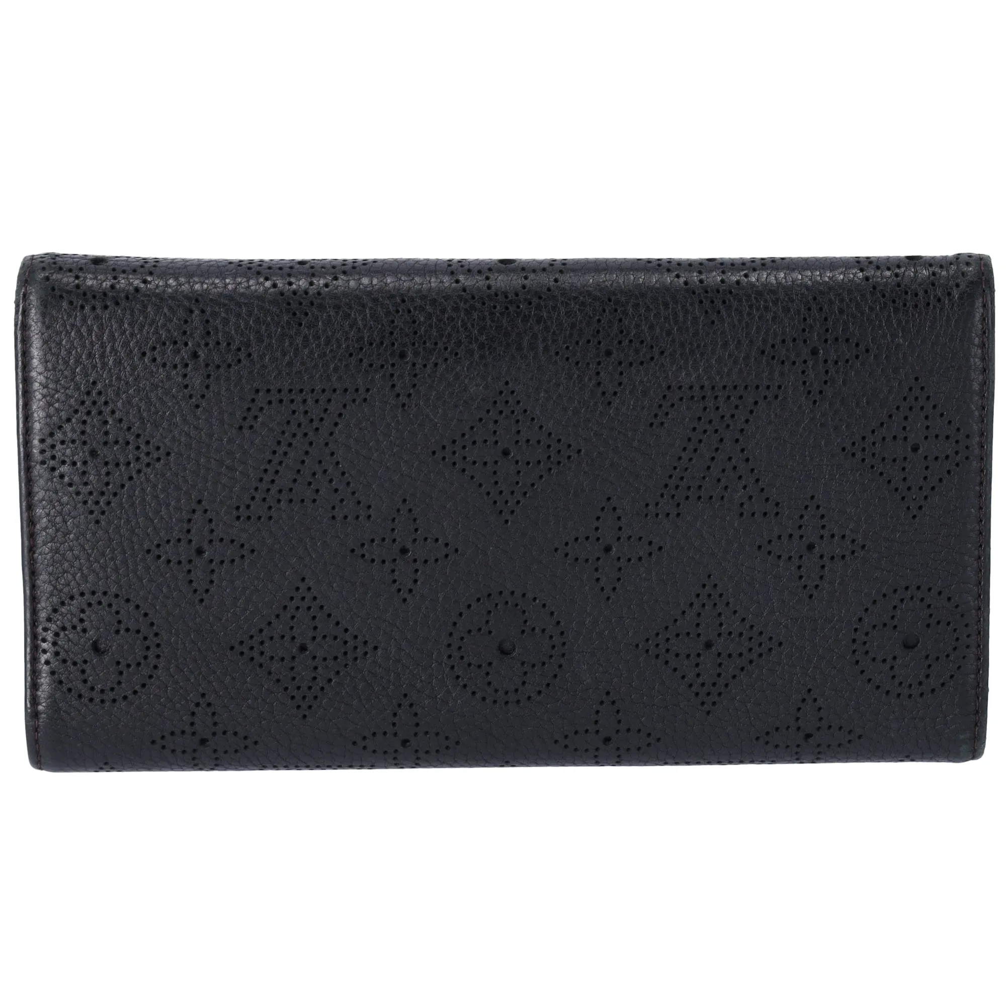Louis Vuitton Amelia Mahina Monogram Long Trifold Wallet Black sold by Gaby's Bags product image thumbnail 3