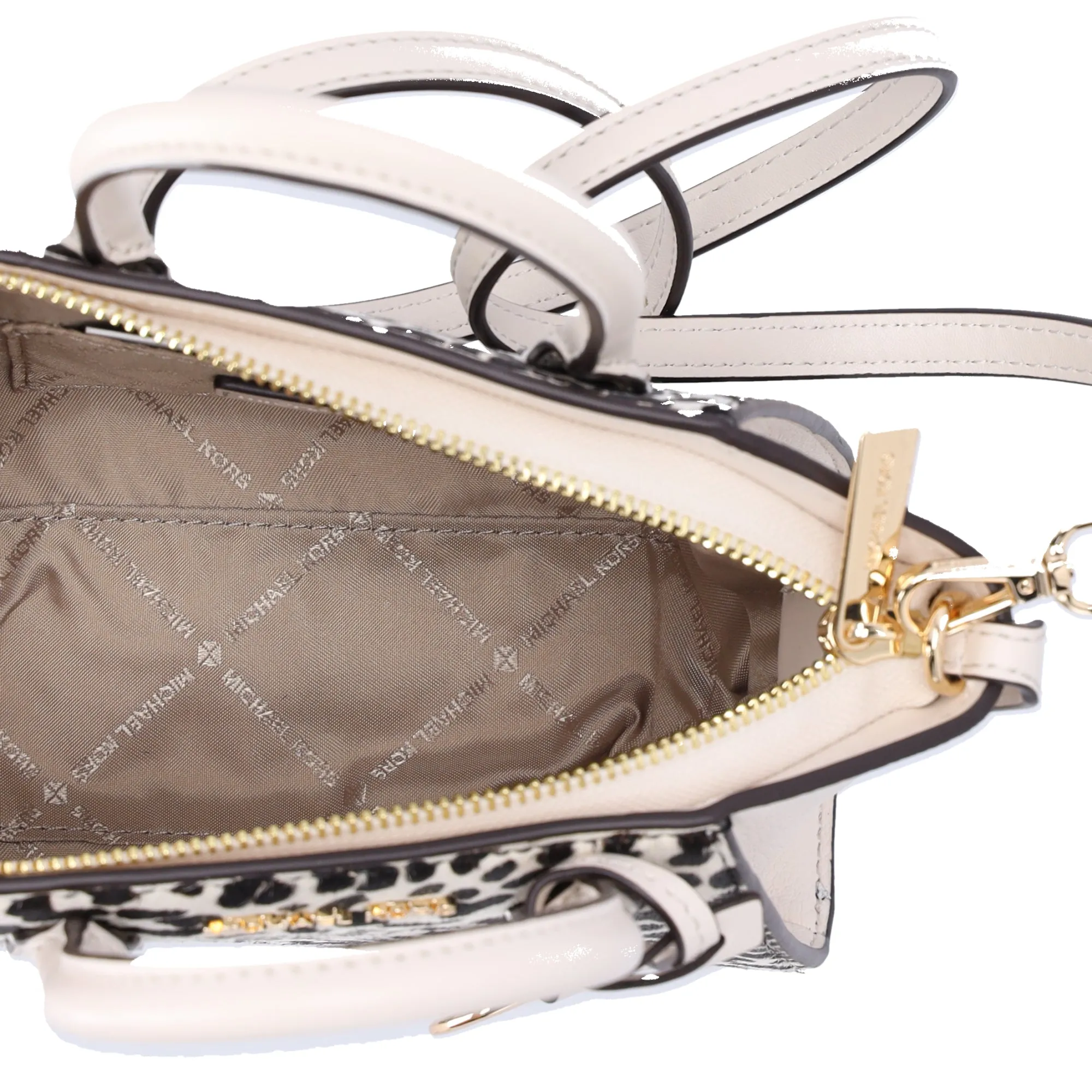 Michael Kors Avril XS Satchel Shoulder Crossbody Bag Exotic Light Cream Multi sold by Gaby's Bags product image thumbnail 5