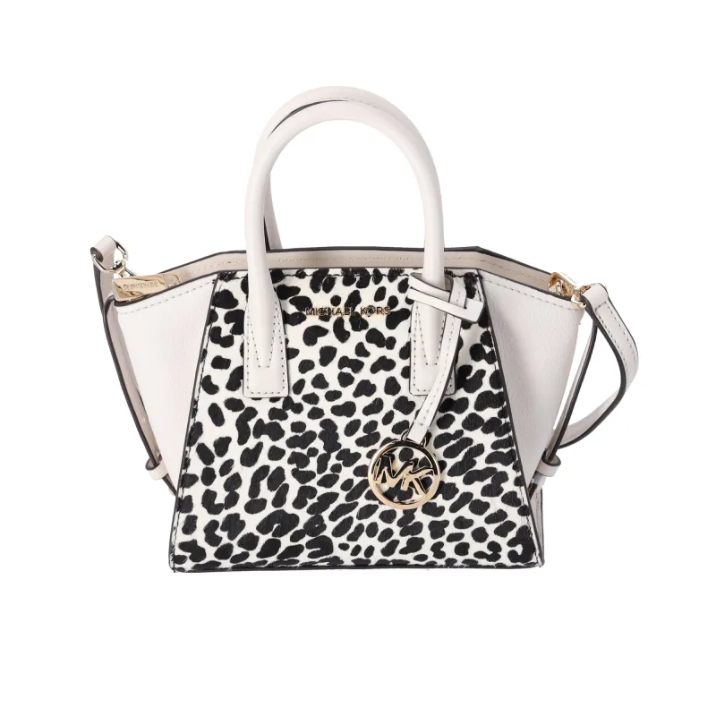 Michael Kors Avril XS Satchel Shoulder Crossbody Bag Exotic Light Cream Multi made by Michael Kors