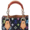 Louis Vuitton Black Multicolor Monogram Audra Canvas Handbag Tote M40048 sold by Gaby's Bags