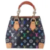 Louis Vuitton Black Multicolor Monogram Audra Canvas Handbag Tote M40048 sold by Gaby's Bags