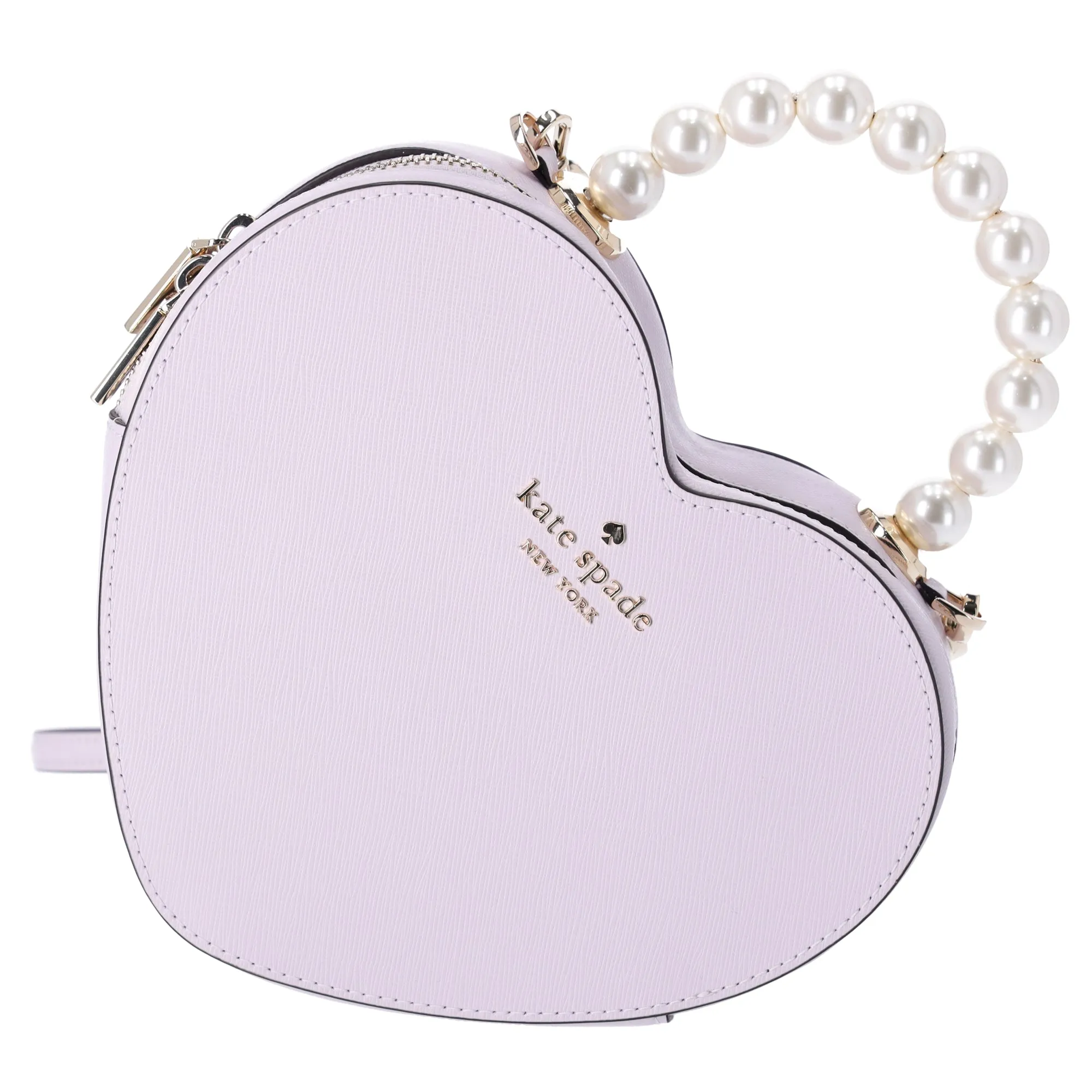 Kate Spade Love Shack Pearl Crossbody Purse Lilac Moonlight Leather Heart KF516 sold by Gaby's Bags product image thumbnail 2