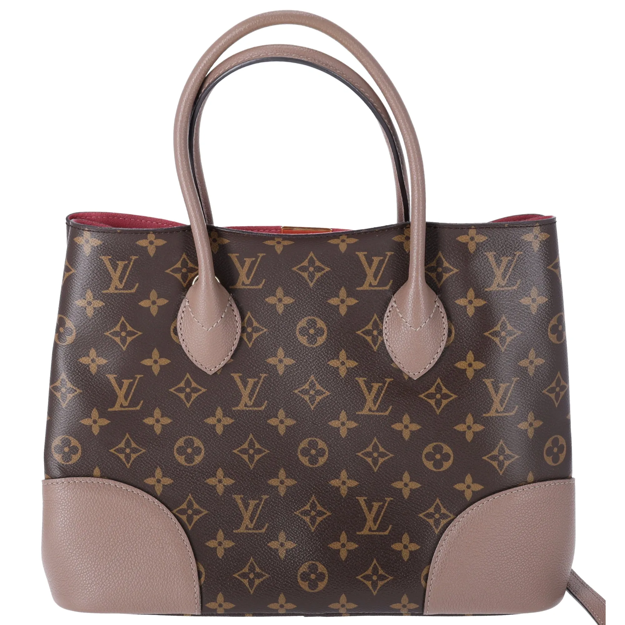Louis Vuitton Flandrin Monogram Tote Bag M43457 Taupe Glace Brown sold by Gaby's Bags product image thumbnail 3
