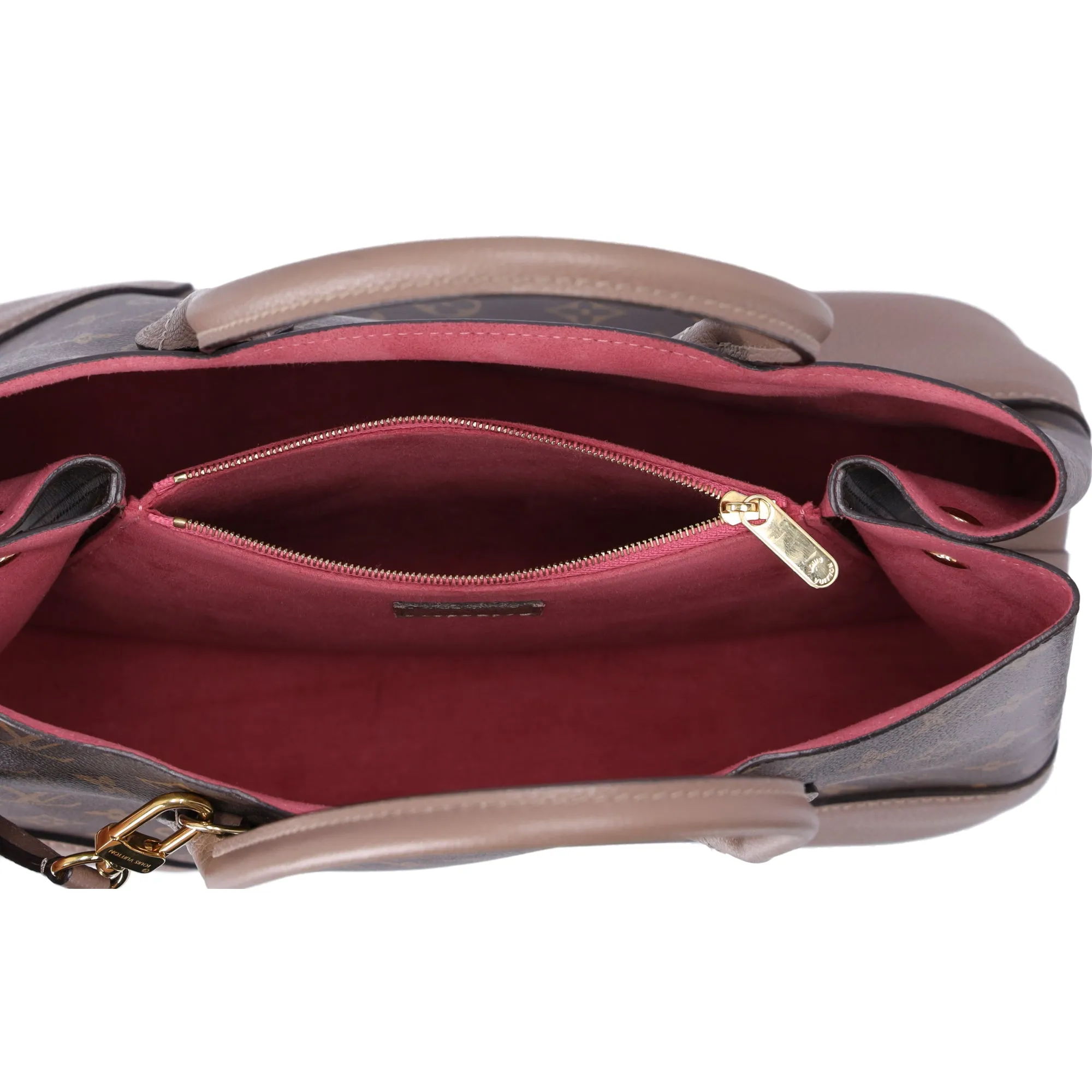 Louis Vuitton Flandrin Monogram Tote Bag M43457 Taupe Glace Brown sold by Gaby's Bags product image thumbnail 5