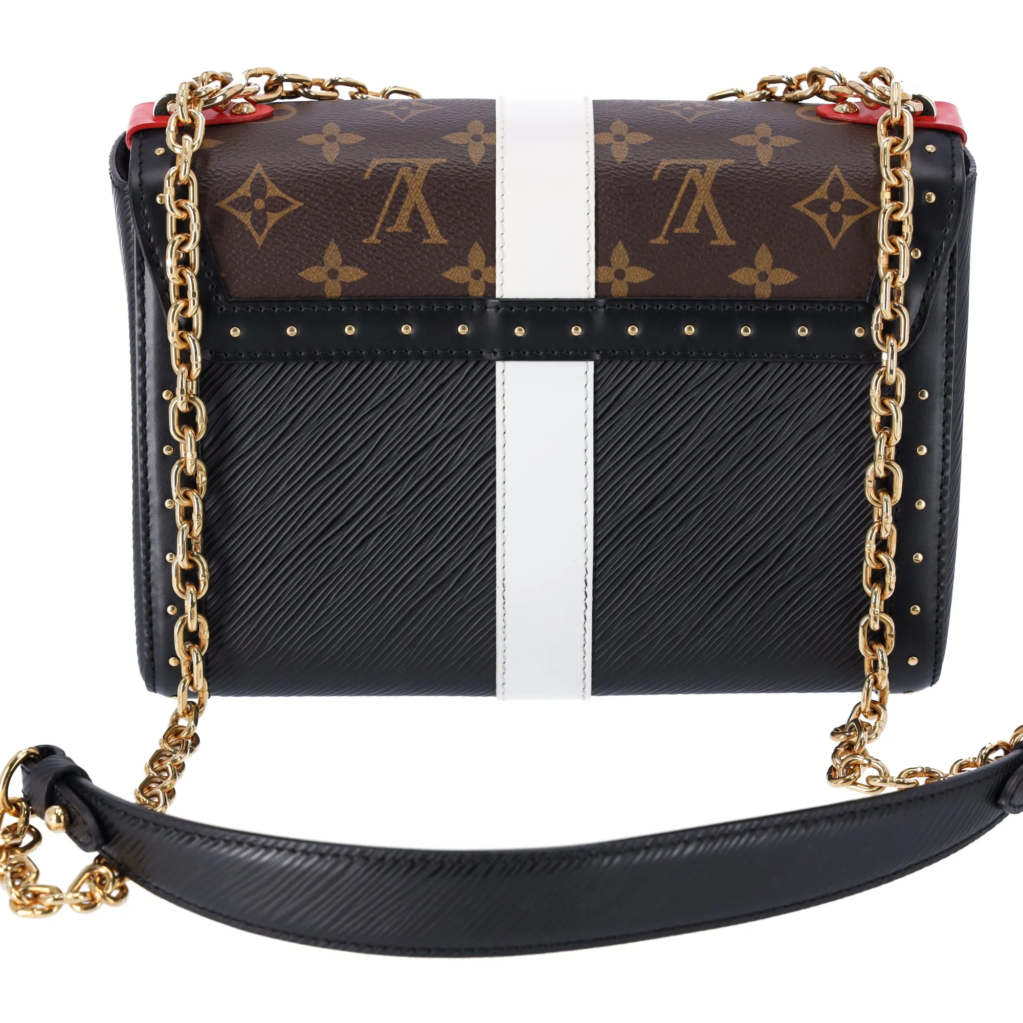 Louis Vuitton Twist MM Shoulder Bag M43629 Noir Monogram Canvas Epi sold by Gaby's Bags product image thumbnail 4