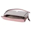 Michael Kors Jet Set MD Convertible Pouchette Crossbody Vanilla MK Pink Metallic sold by Gaby's Bags