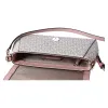 Michael Kors Jet Set MD Convertible Pouchette Crossbody Vanilla MK Pink Metallic sold by Gaby's Bags