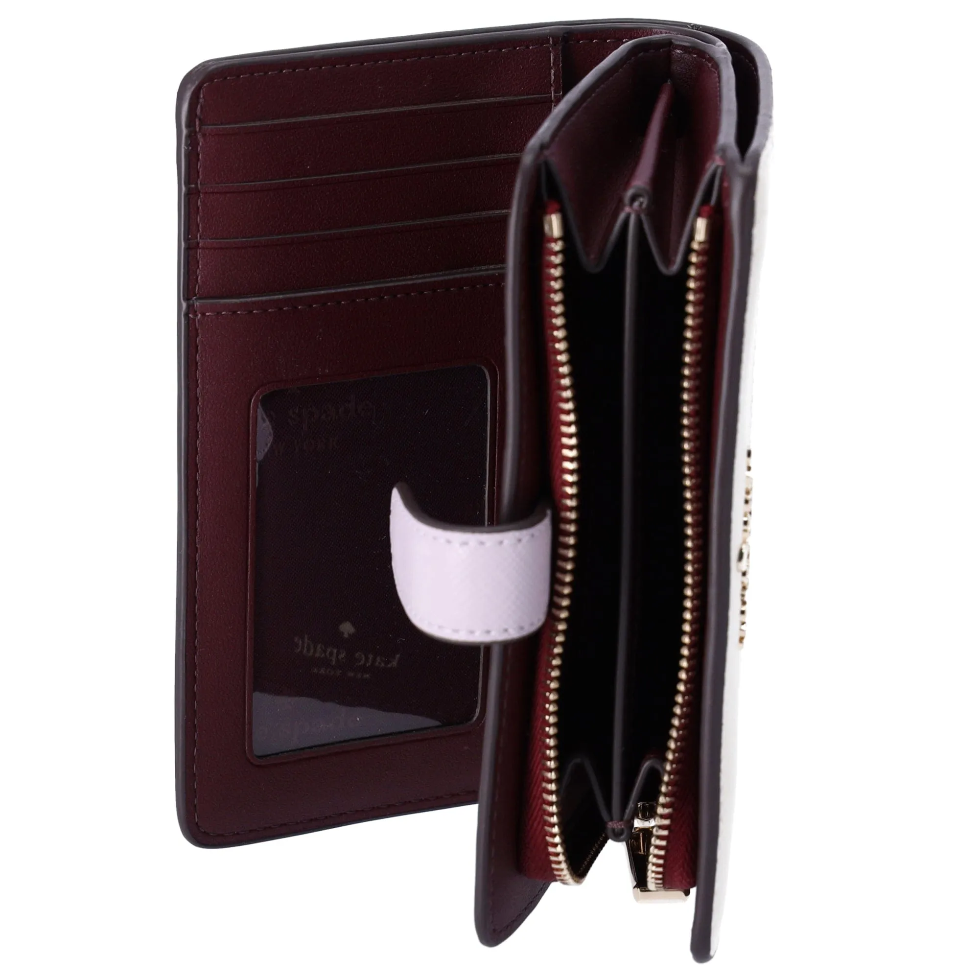 Kate Spade Madison Medium Compact Bifold Wallet Moonlight Lilac Multi Colorblock sold by Gaby's Bags product image thumbnail 2