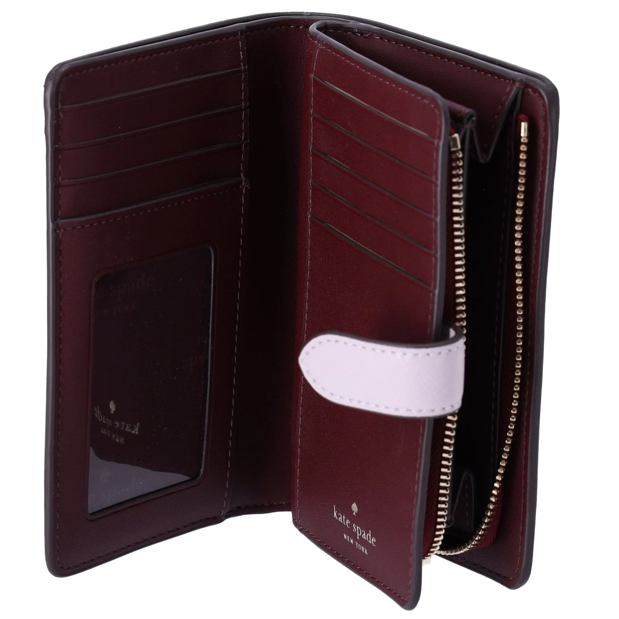 Kate Spade Madison Medium Compact Bifold Wallet Moonlight Lilac Multi Colorblock sold by Gaby's Bags product image thumbnail 5