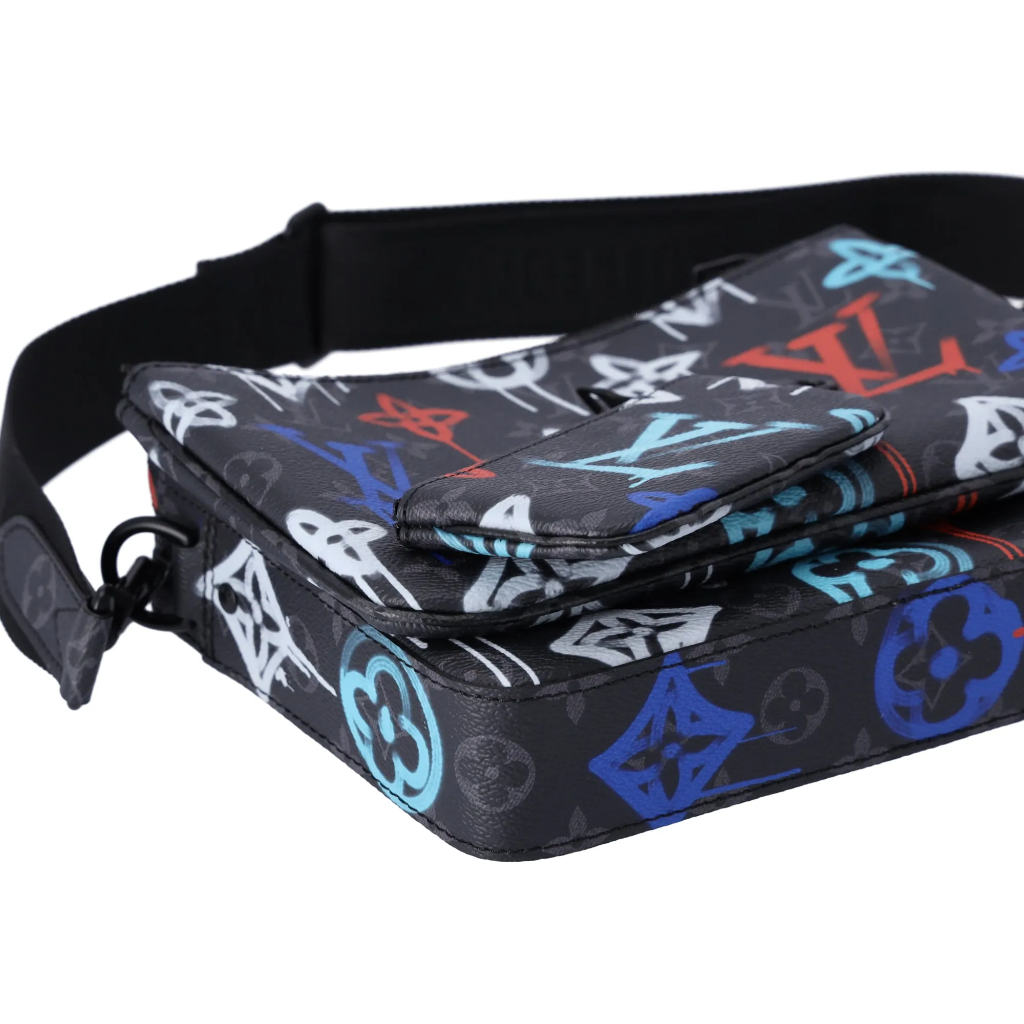 Louis Vuitton Trio Messenger LV Graffiti Multicolor Eclipse Black Monogram sold by Gaby's Bags product image thumbnail 5