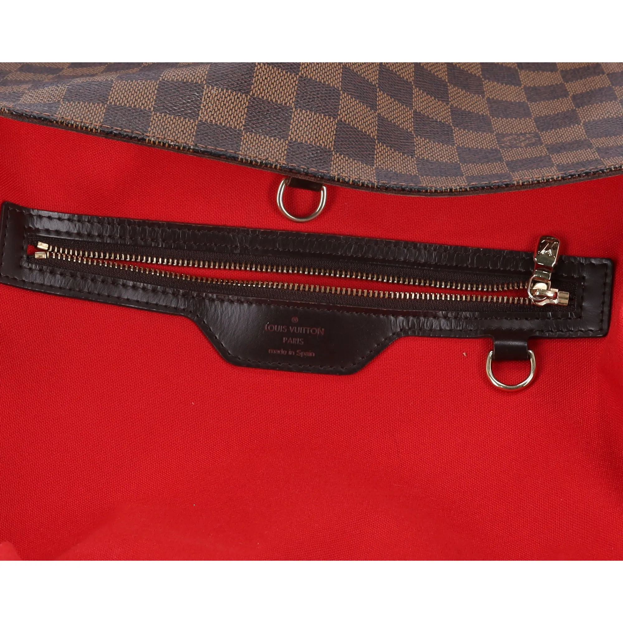 Louis Vuitton Cabas Rivington Damier Shoulder Bag Tote N41108 Brown Canvas sold by Gaby's Bags product image thumbnail 5