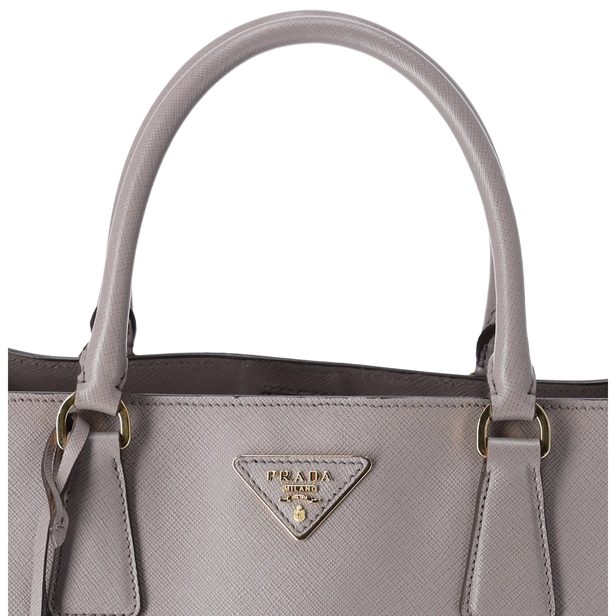 Prada Large Galleria Tote Handbag Gray Cameo Saffiano Leather BN1844 sold by Gaby's Bags product image thumbnail 5