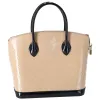 Louis Vuitton Lockit PM Monogram Vernis Handbag M90251 Dune Black sold by Gaby's Bags