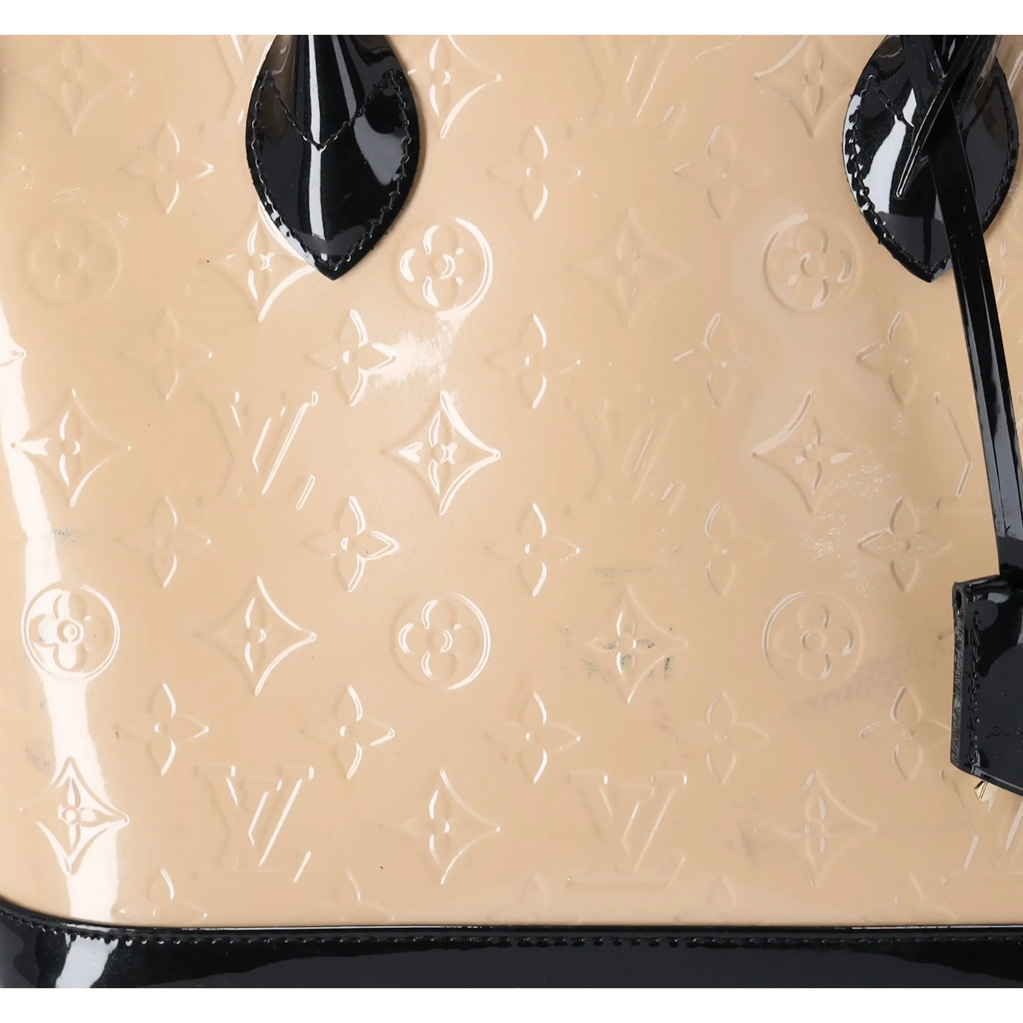 Louis Vuitton Lockit PM Monogram Vernis Handbag M90251 Dune Black sold by Gaby's Bags product image thumbnail 3