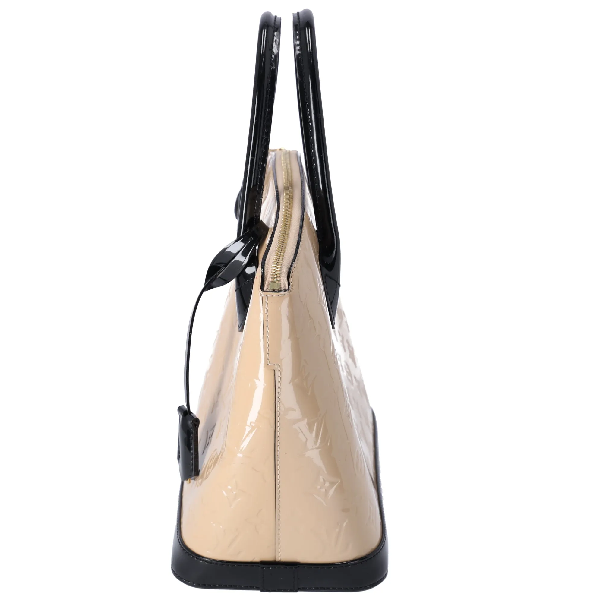 Louis Vuitton Lockit PM Monogram Vernis Handbag M90251 Dune Black sold by Gaby's Bags product image thumbnail 4