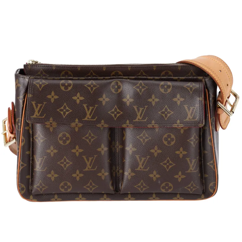 Louis Vuitton Monogram Viva Cite GM M51163 Shoulder Bag Brown Canvas sold by Gaby's Bags