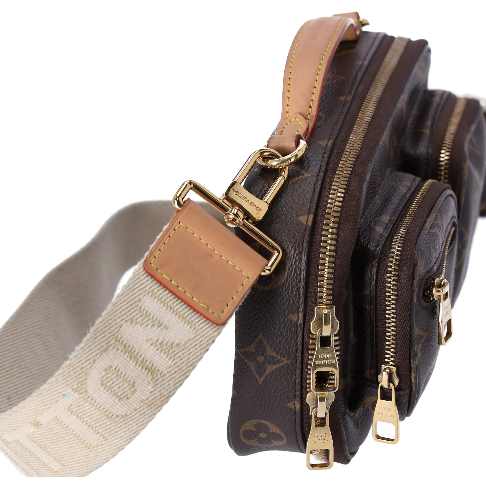 Louis Vuitton Utility Crossbody Monogram Shoulder Bag M80446 Brown Pouch sold by Gaby's Bags product image thumbnail 2