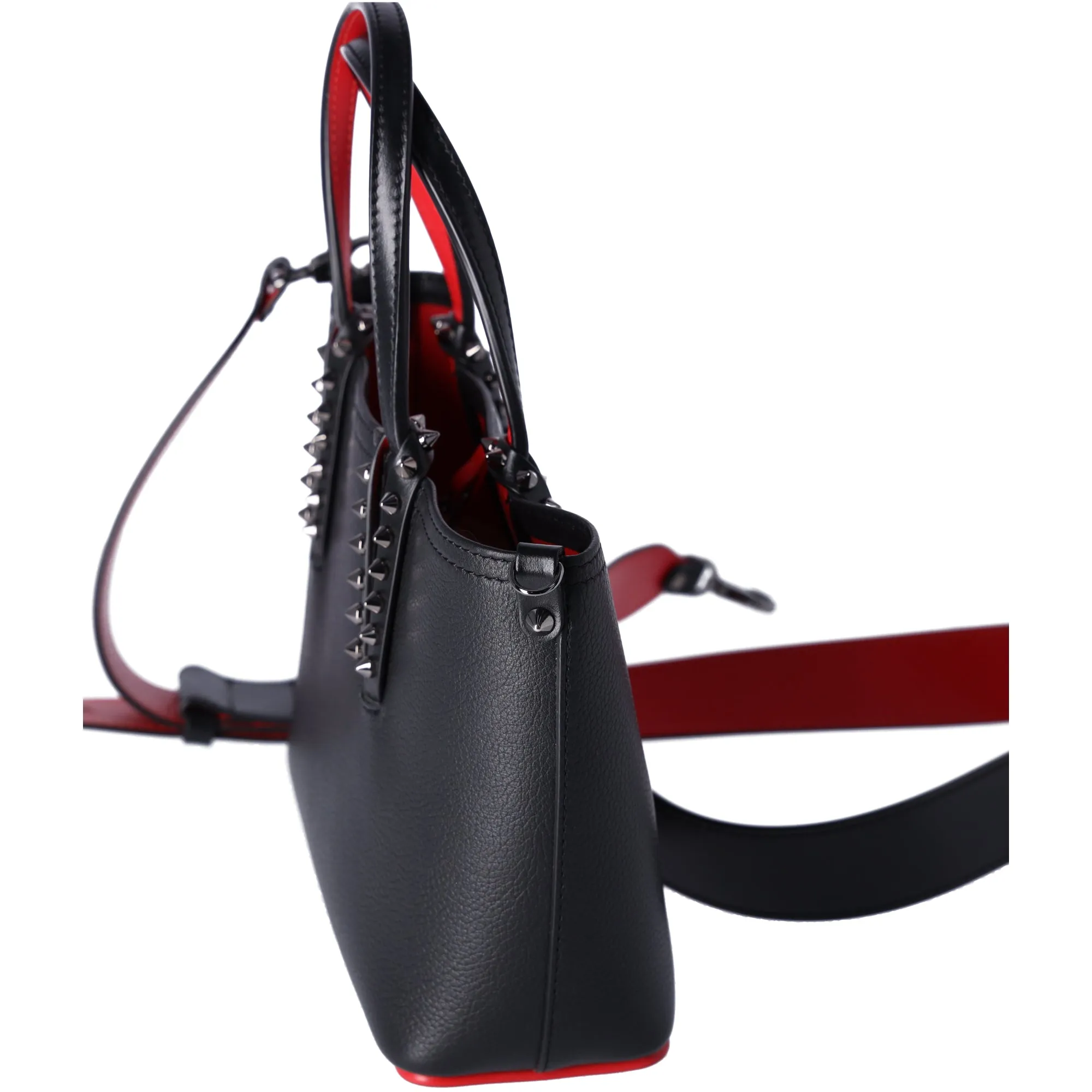 Christian Louboutin Cabata East West Mini Tote Bag Crossbody Black Leather sold by Gaby's Bags product image thumbnail 2