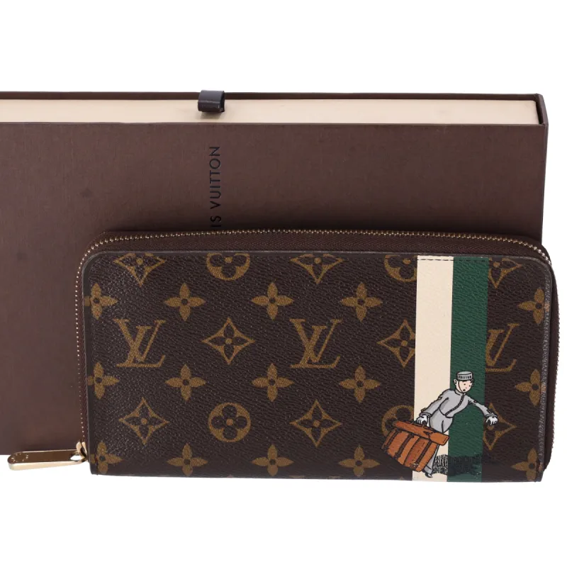 Louis Vuitton Zippy Organiser Monogram Groom Long Wallet M60035 Vert Green sold by Gaby's Bags