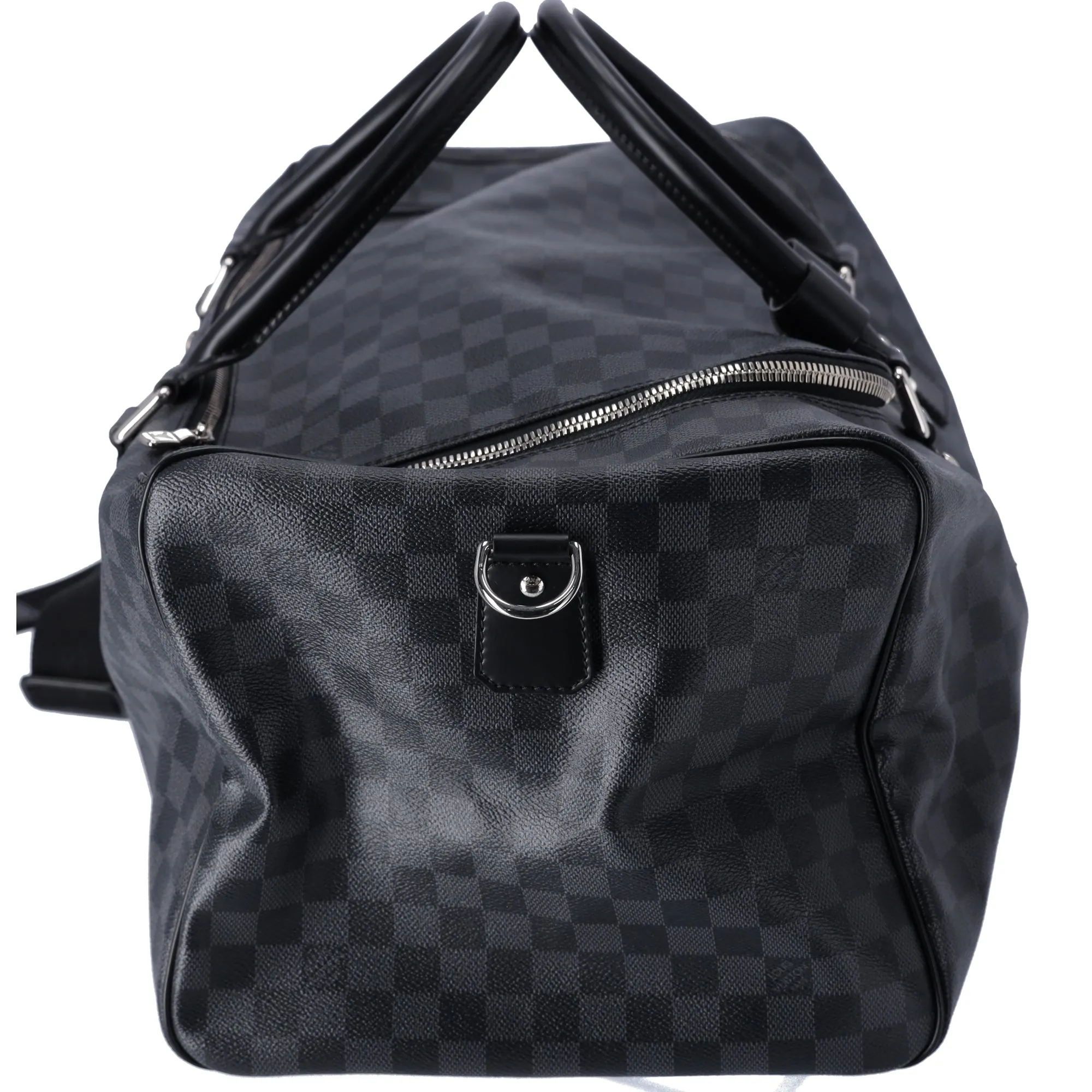 Louis Vuitton Boston Bag Roadster 50 Damier Graphite LV Black Gray Travel sold by Gaby's Bags product image thumbnail 4