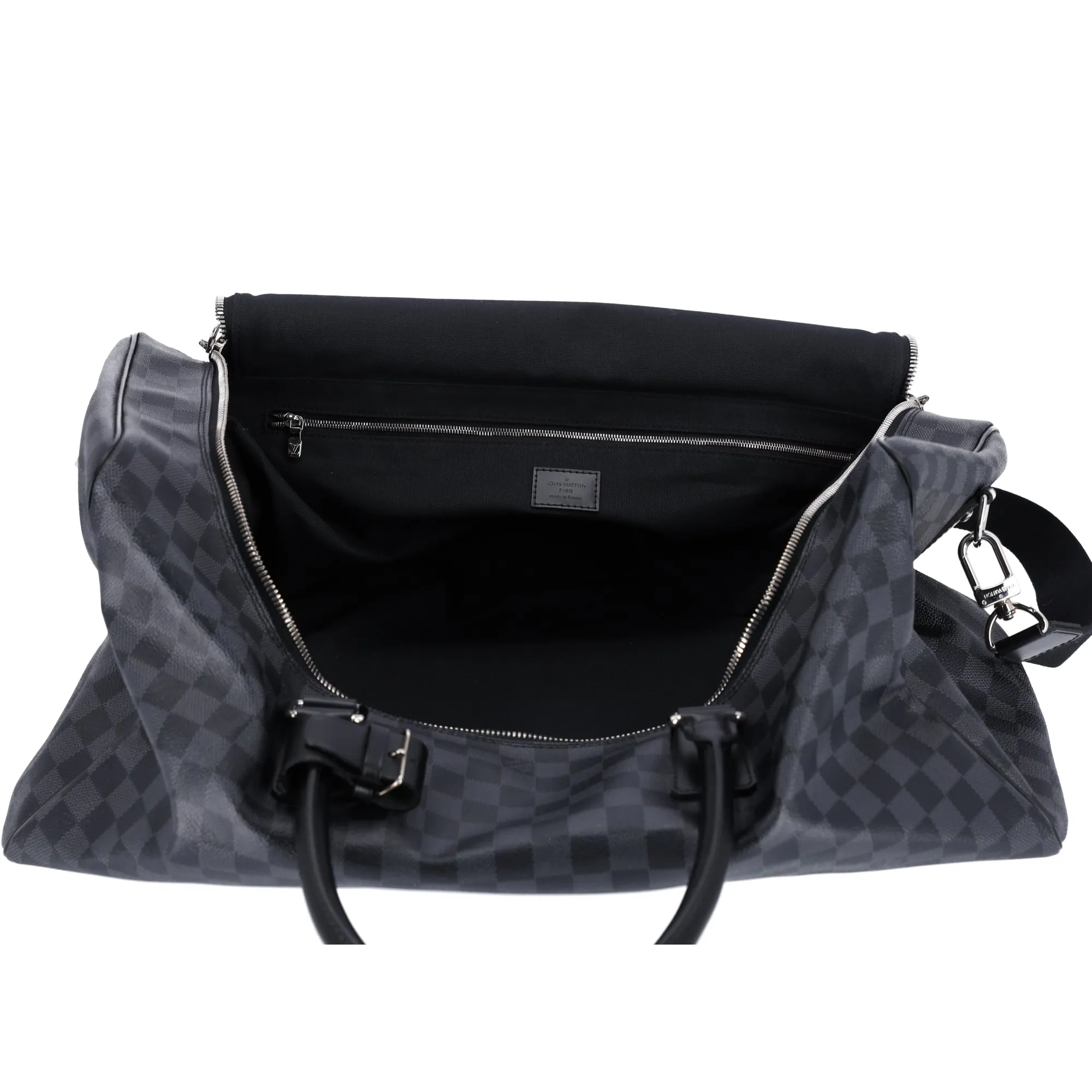 Louis Vuitton Boston Bag Roadster 50 Damier Graphite LV Black Gray Travel sold by Gaby's Bags product image thumbnail 2