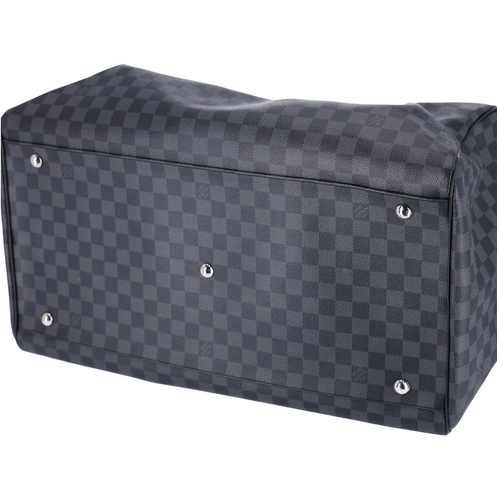 Louis Vuitton Boston Bag Roadster 50 Damier Graphite LV Black Gray Travel sold by Gaby's Bags product image thumbnail 5