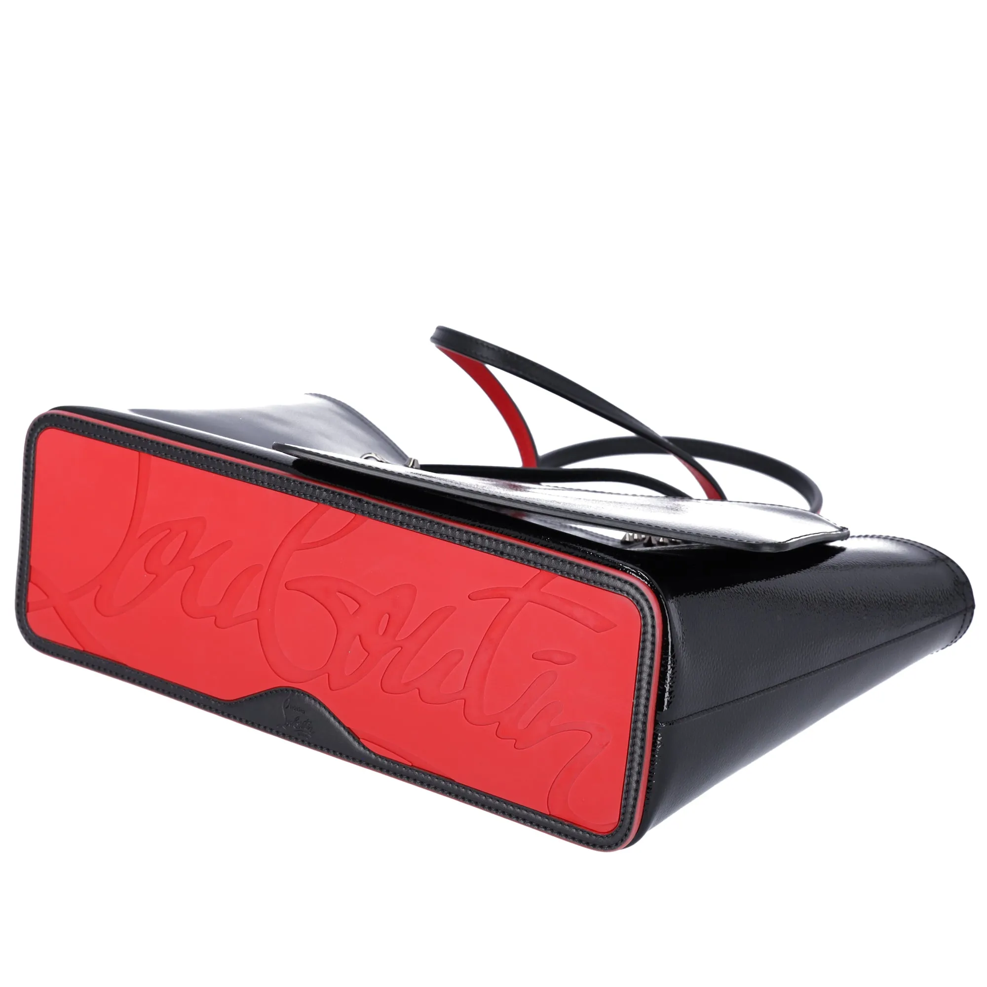 Christian Louboutin Cabata Small Tote Bag 1185006 Black Patent Leather sold by Gaby's Bags product image thumbnail 5